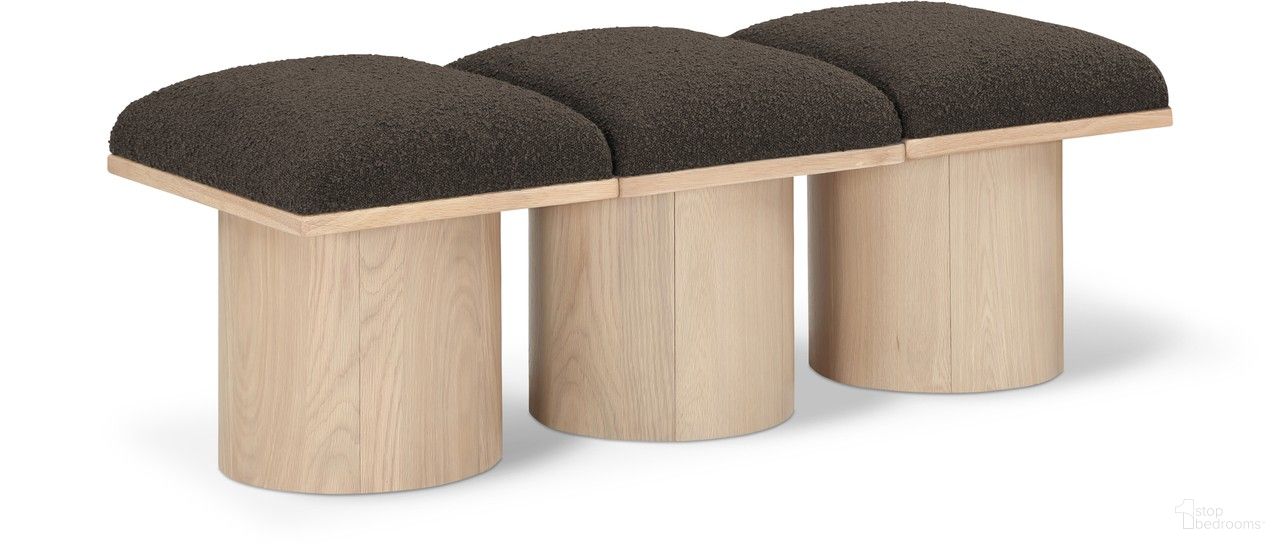 The appearance of Pavilion Boucle 3 Piece Fabric Bench In Brown designed by Meridian in the modern / contemporary interior design. This brown piece of furniture was selected by 1StopBedrooms from Pavilion Collection to add a touch of cosiness and style into your home. Sku: 465Brown-C;465Brown-C;465Brown-C. Material: Plywood.