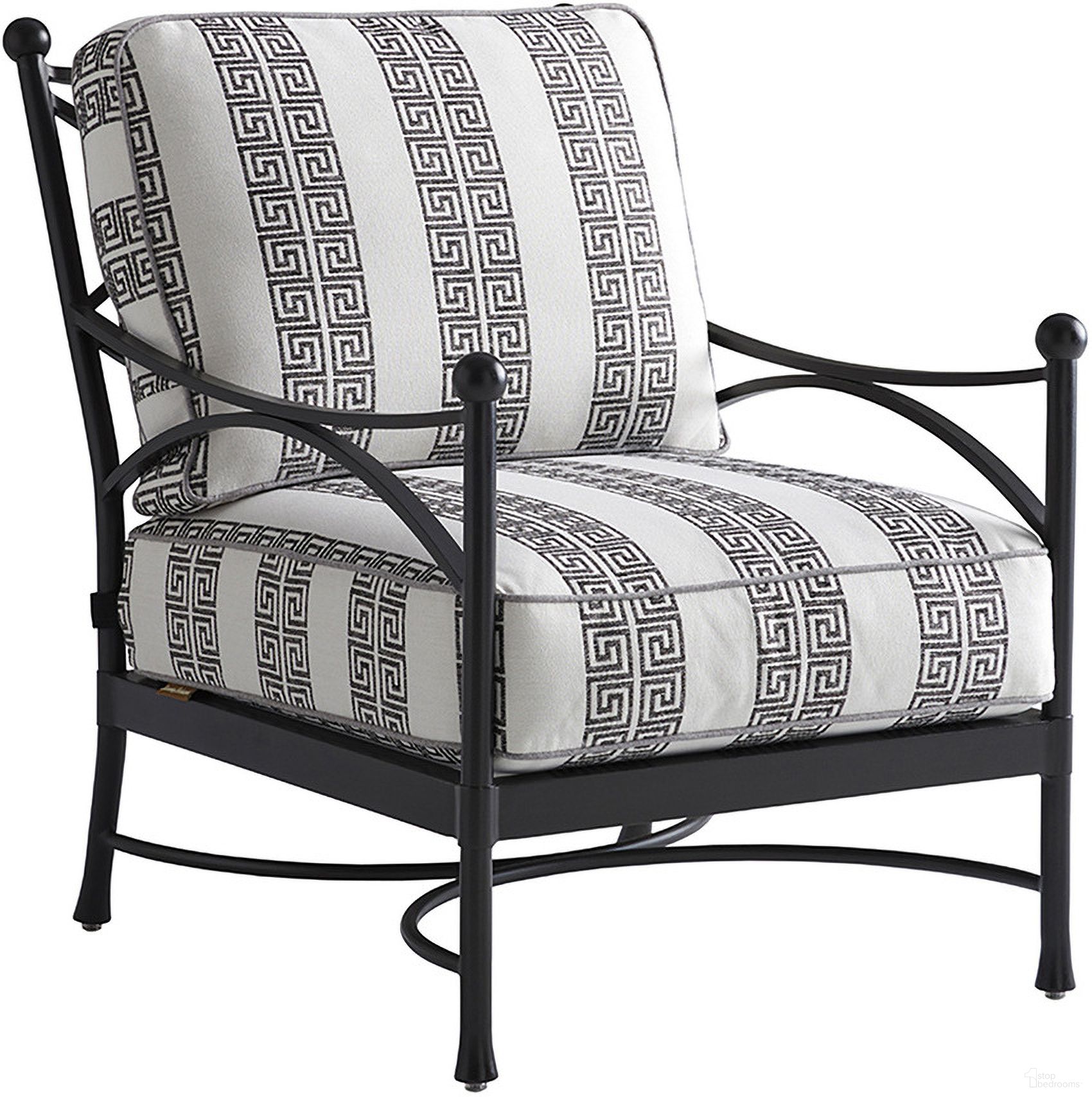 The appearance of Pavlova Lounge Chair In Graphite 01-3910-11-40 designed by Tommy Bahama in the modern / contemporary interior design. This graphite piece of furniture  was selected by 1StopBedrooms from Pavlova Collection to add a touch of cosiness and style into your home. Sku: 3910-11-40. Material: Aluminum.