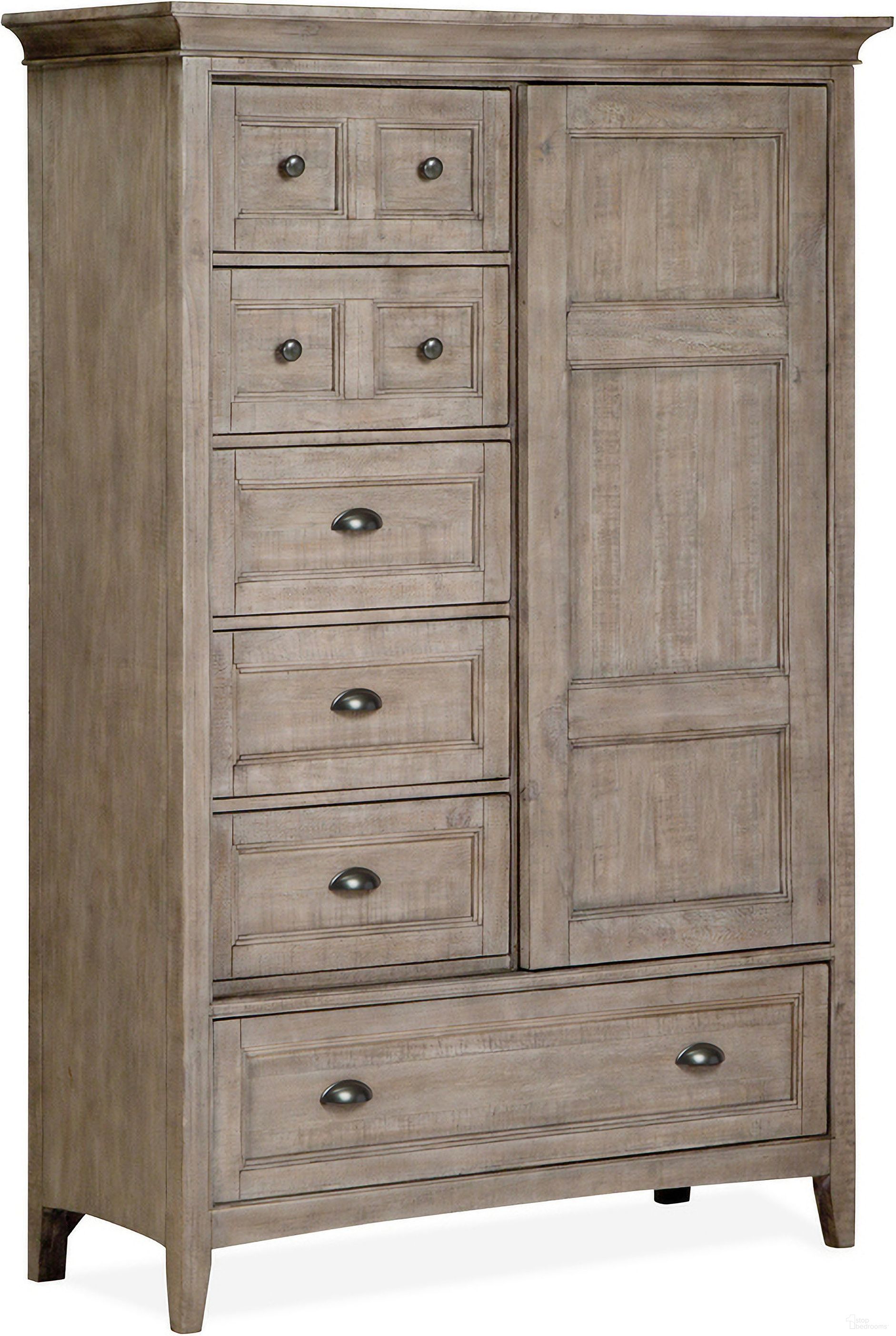 The appearance of Paxton Place Door Chest In Dove Gray designed by Magnussen in the transitional interior design. This dove gray piece of furniture was selected by 1StopBedrooms from Paxton Place Collection to add a touch of cosiness and style into your home. Sku: B4805-13. Material: Pine.