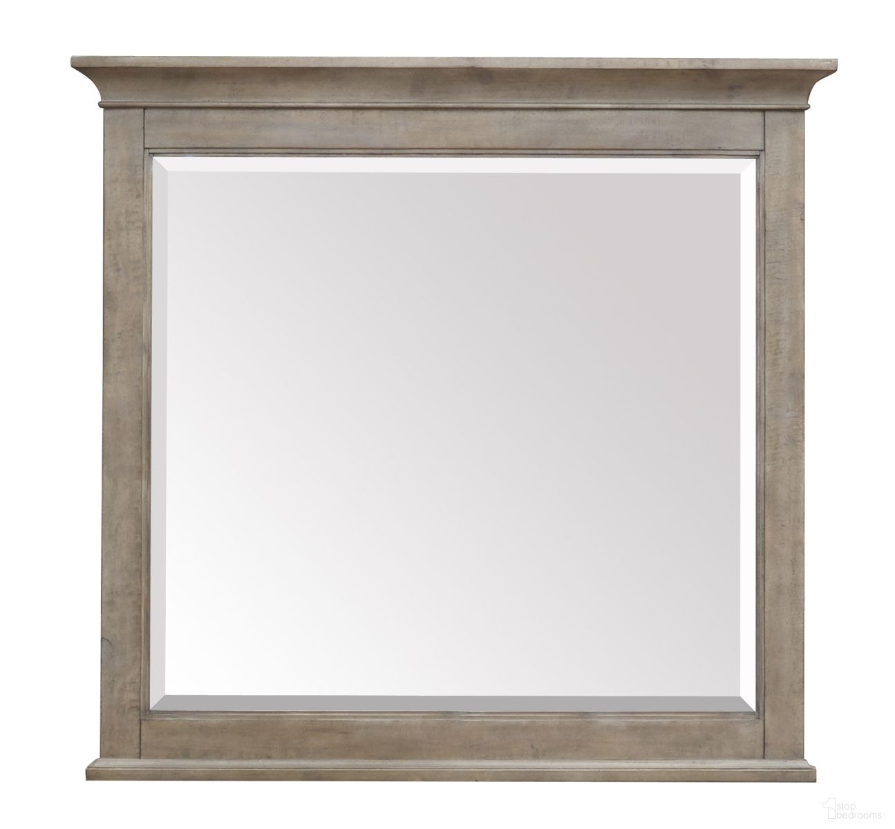 Paxton Place Dovetail Grey Landscape Mirror