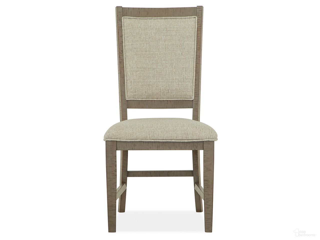 Paxton Place Step Upholstered Side Chair Set of 2 In Dovetail Grey