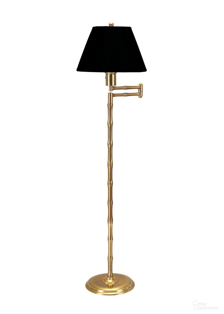 Pearson Floor Lamp In Gold and Black