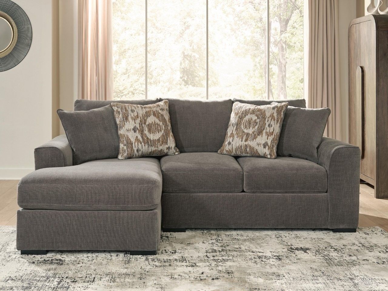 Pearson Pike LAF 2-Piece Sectional Sofa Chaise In Espresso