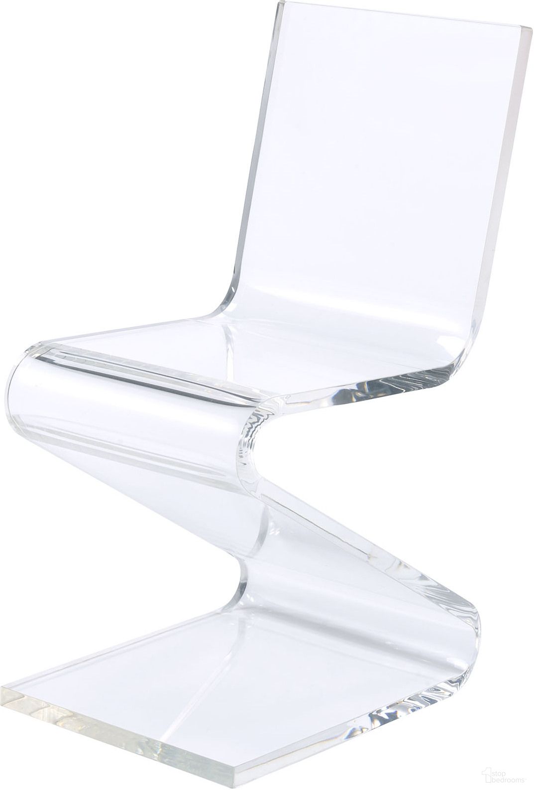 Peek Clear Acrylic Z Chair by Picket House 1StopBedrooms