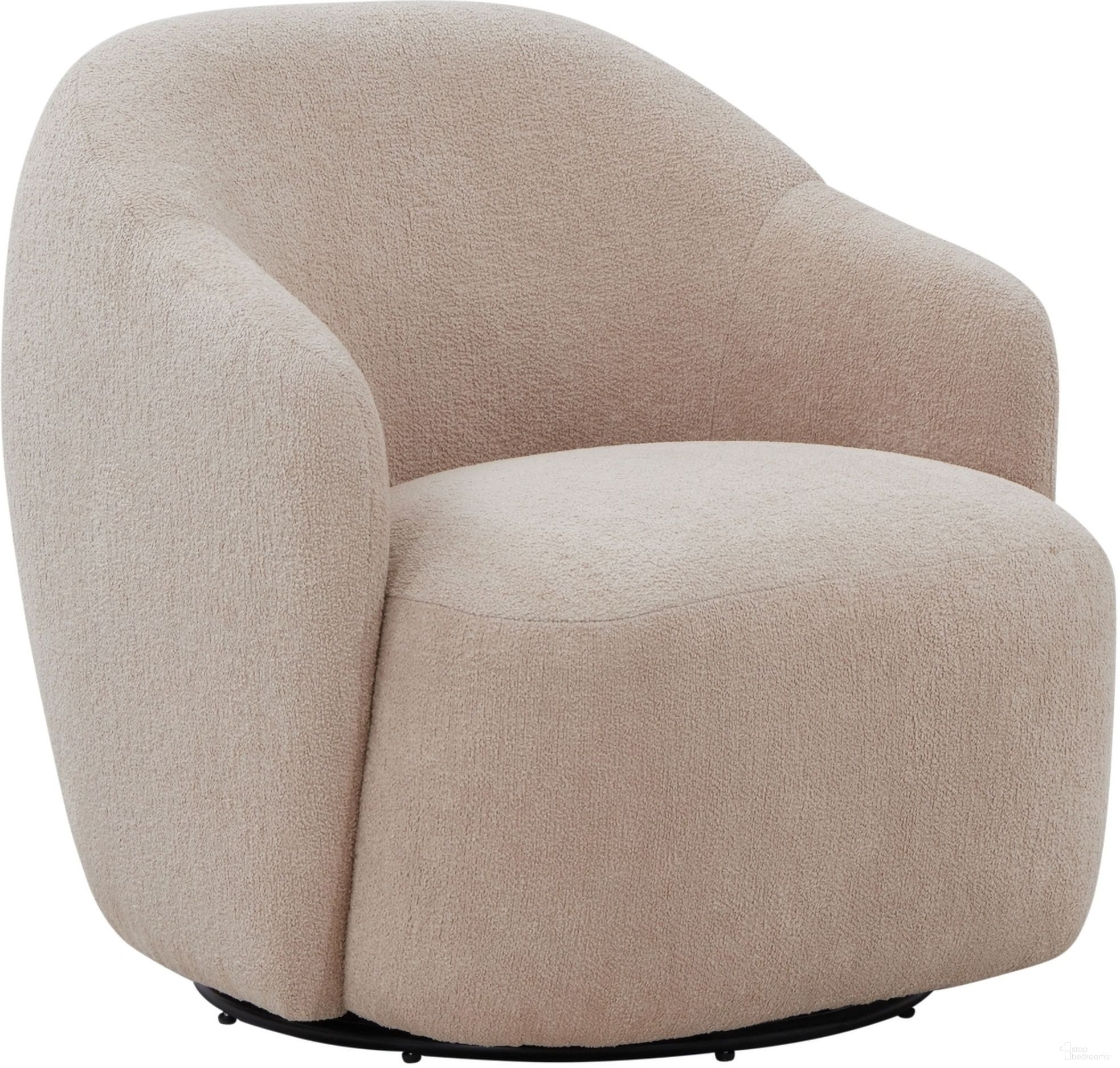 Peitra Boucle Accent Chair In Oatmeal