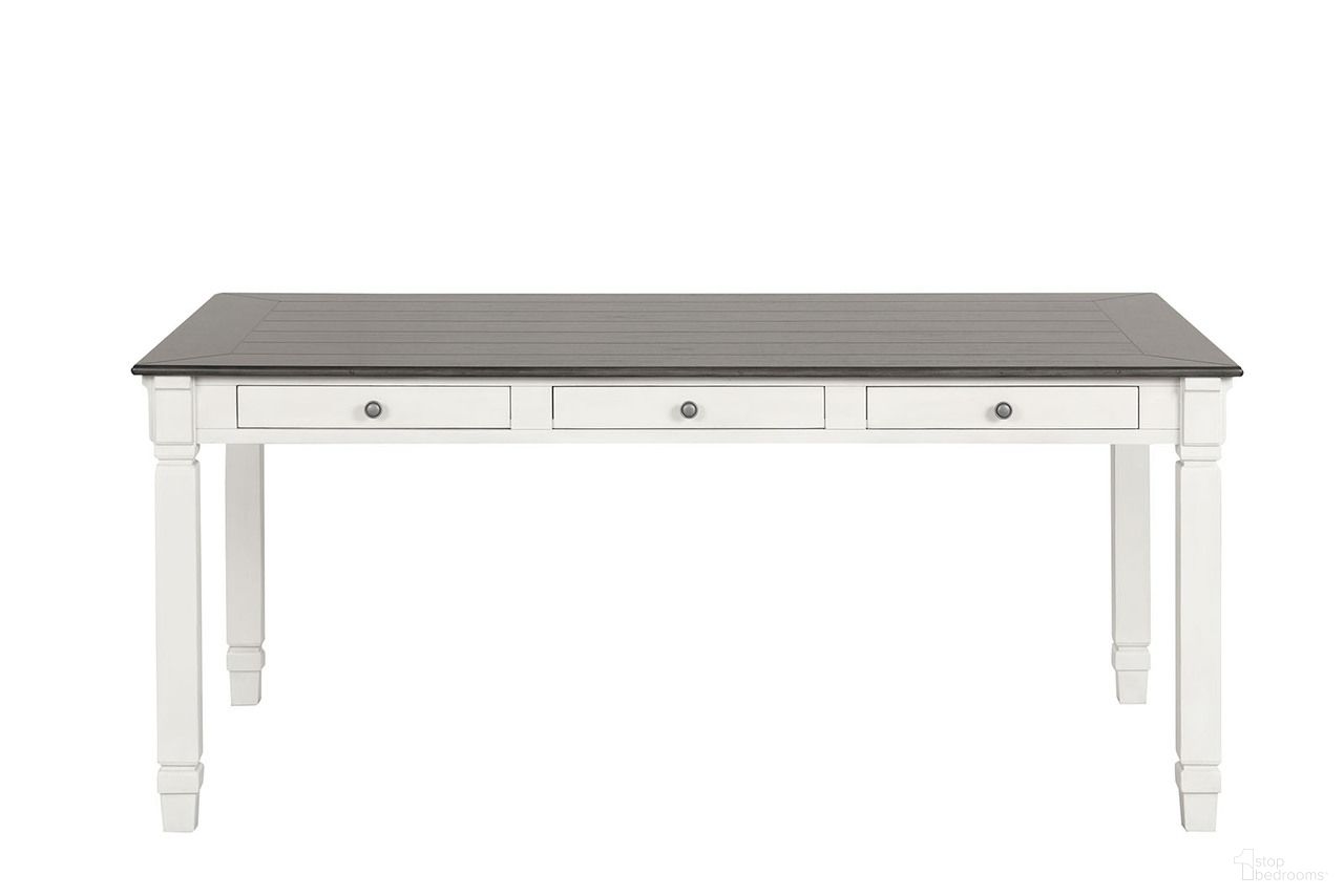 The appearance of Pendola Dining Table In Rustic White designed by Furniture of America in the rustic / southwestern interior design. This rustic white piece of furniture was selected by 1StopBedrooms from Pendola Collection to add a touch of cosiness and style into your home. Sku: FM3427WH-T. Table Base Style: Legs. Table Top Shape: Rectangular. Material: Rubberwood. Size: 40" x 72".