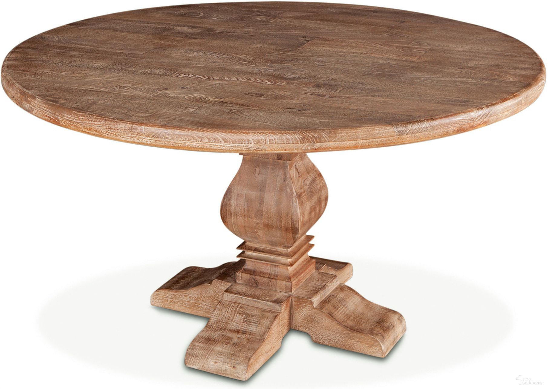 Pengrove 48 Inch Round Dining Table In Antique Oak
