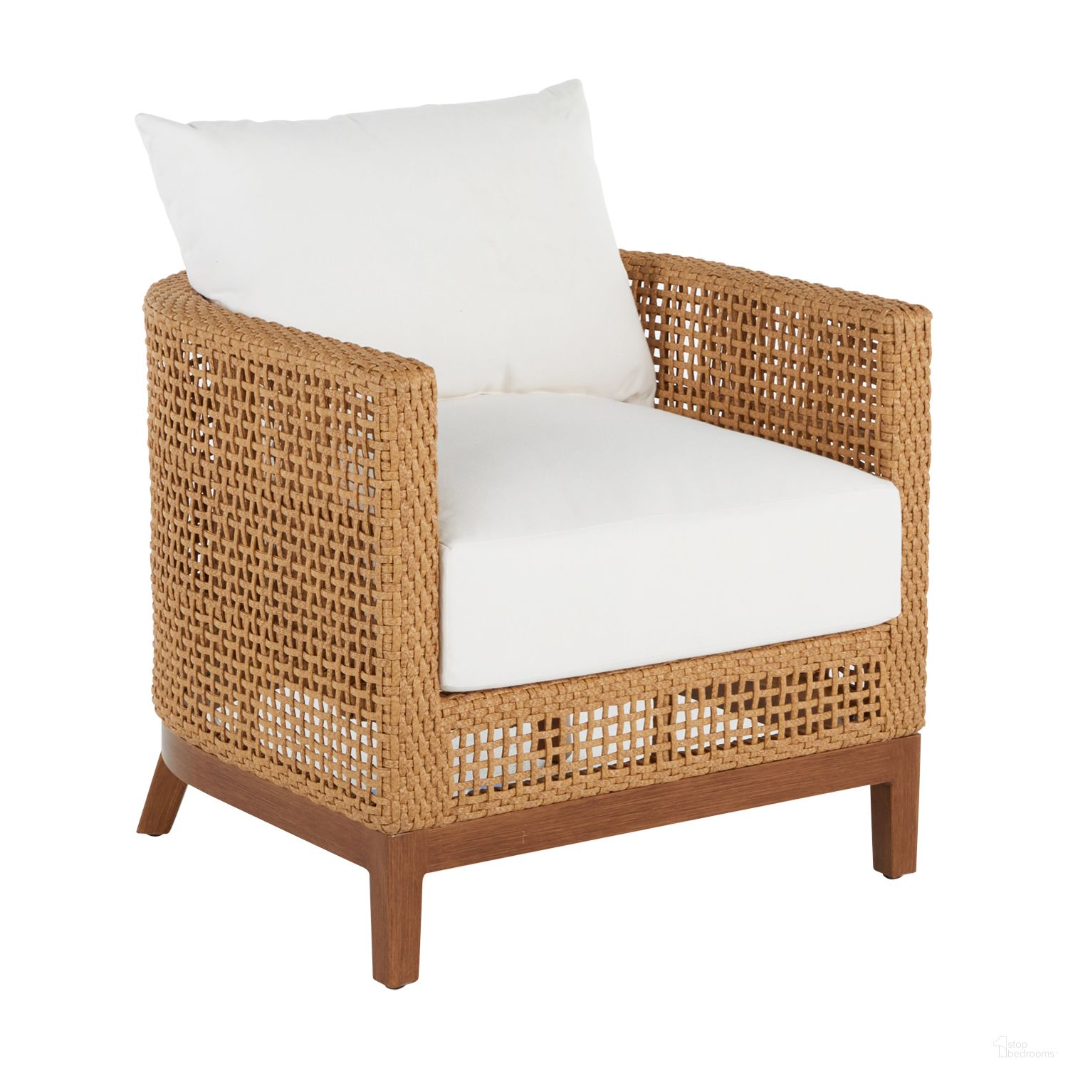 The appearance of Peninsula Barrel Chair In Cabana Stripe Chambray designed by Summer Classics in the traditional interior design. This cabana stripe chambray piece of furniture was selected by 1StopBedrooms from Peninsula Collection to add a touch of cosiness and style into your home. Sku: 421237+C616P4958N. Material: Wicker.