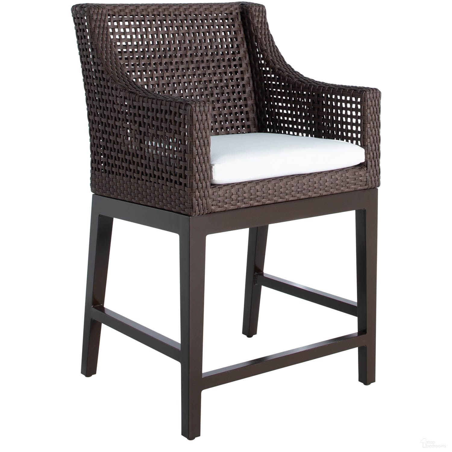 The appearance of Peninsula Counter Stool In Bali Pearl designed by Summer Classics in the traditional interior design. This bali pearl piece of furniture was selected by 1StopBedrooms from Peninsula Collection to add a touch of cosiness and style into your home. Sku: 139217+C799H4219N. Material: Wicker.