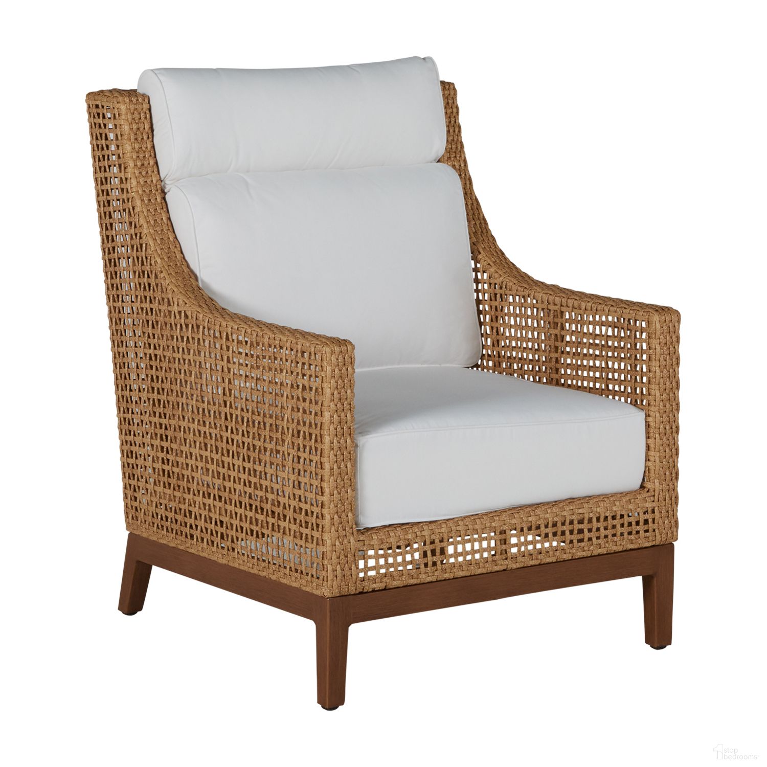 The appearance of Peninsula Woven Lounge Chair In Avila Navy designed by Summer Classics in the traditional interior design. This avila navy piece of furniture  was selected by 1StopBedrooms from Peninsula Collection to add a touch of cosiness and style into your home. Sku: 423237+C521P4947N. Material: Wicker.