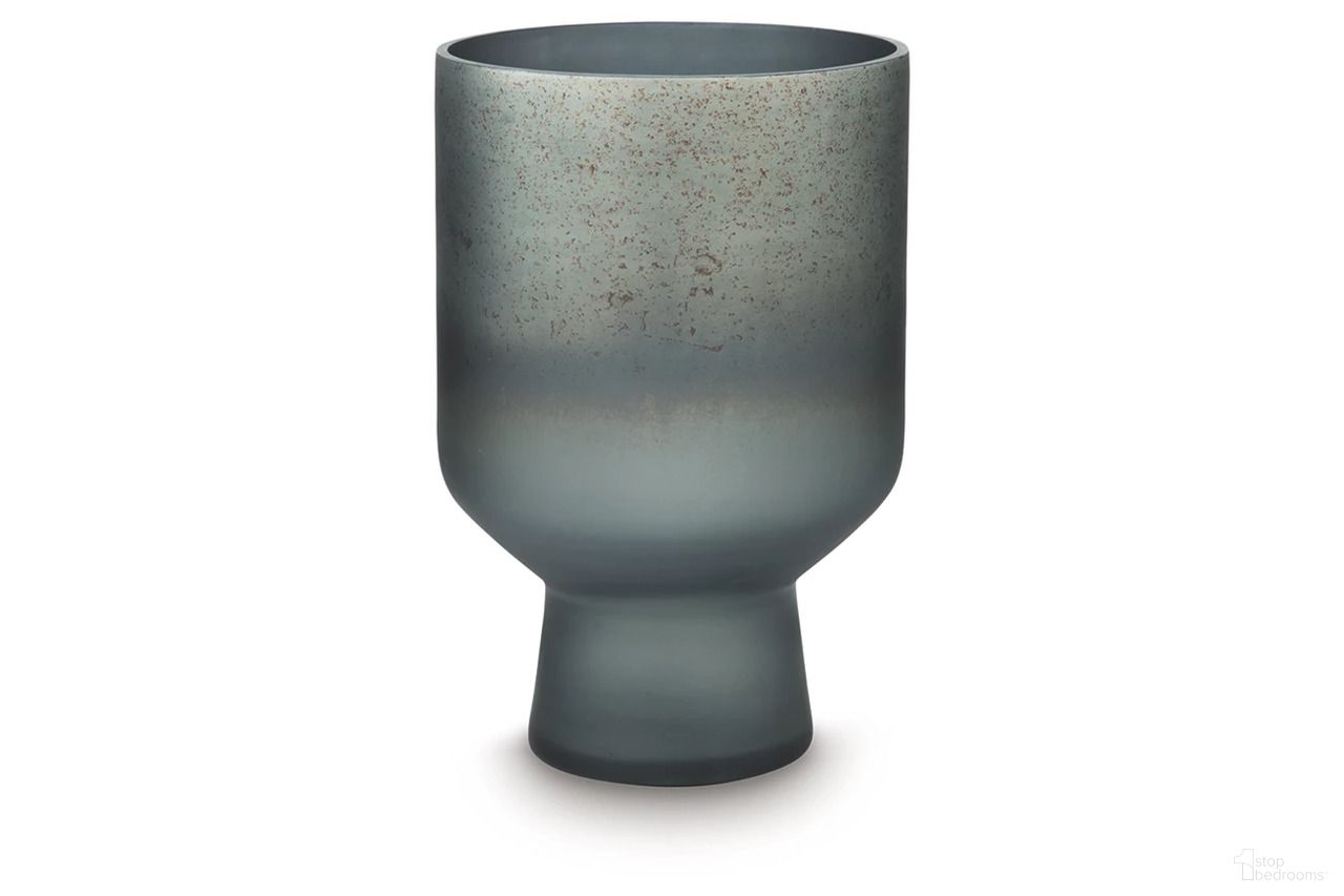The appearance of Pennmore Small Vase In Antique Blue designed by Signature Design by Ashley in the transitional interior design. This antique blue piece of furniture was selected by 1StopBedrooms from Pennmore Collection to add a touch of cosiness and style into your home. Sku: A2000813.