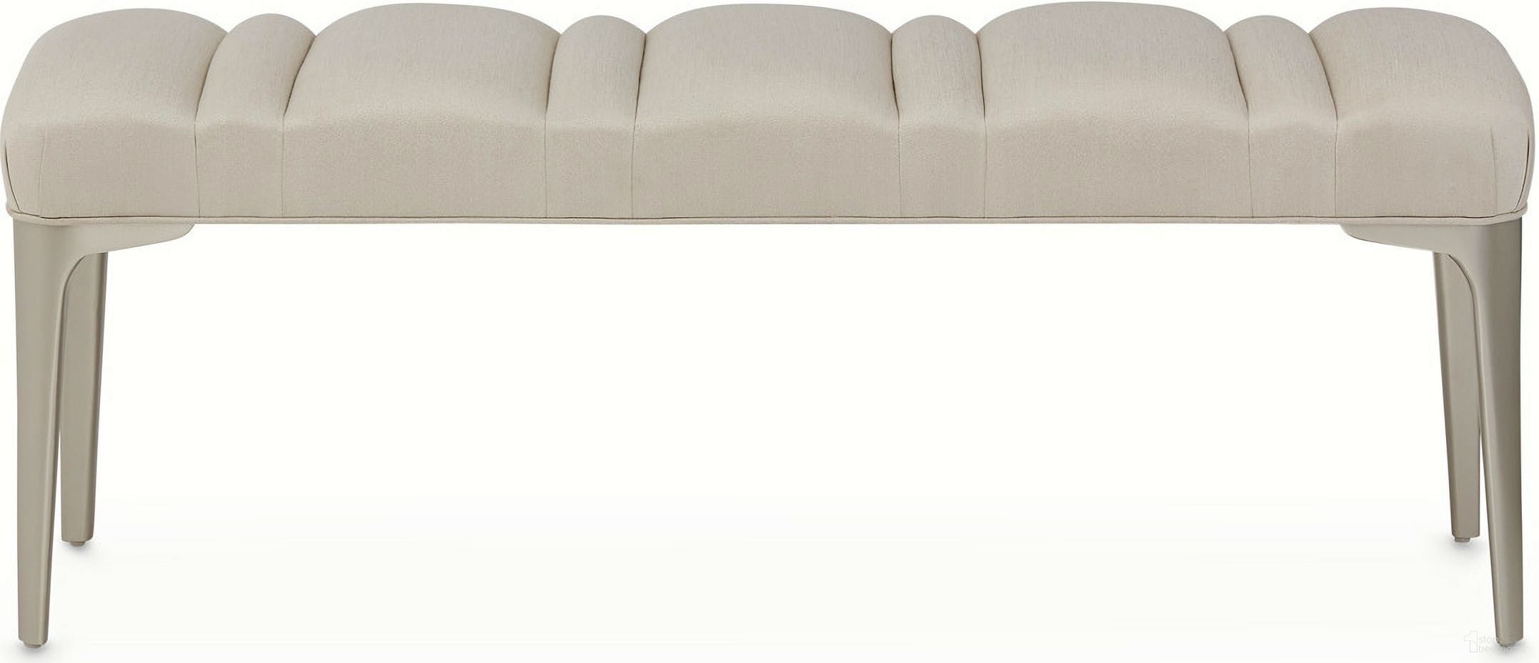 The appearance of Penthouse Bed Bench In Ash Gray designed by Michael Amini in the modern / contemporary interior design. This ash gray piece of furniture was selected by 1StopBedrooms from Penthouse Collection to add a touch of cosiness and style into your home. Sku: NF9033904-000. Material: Poplar.