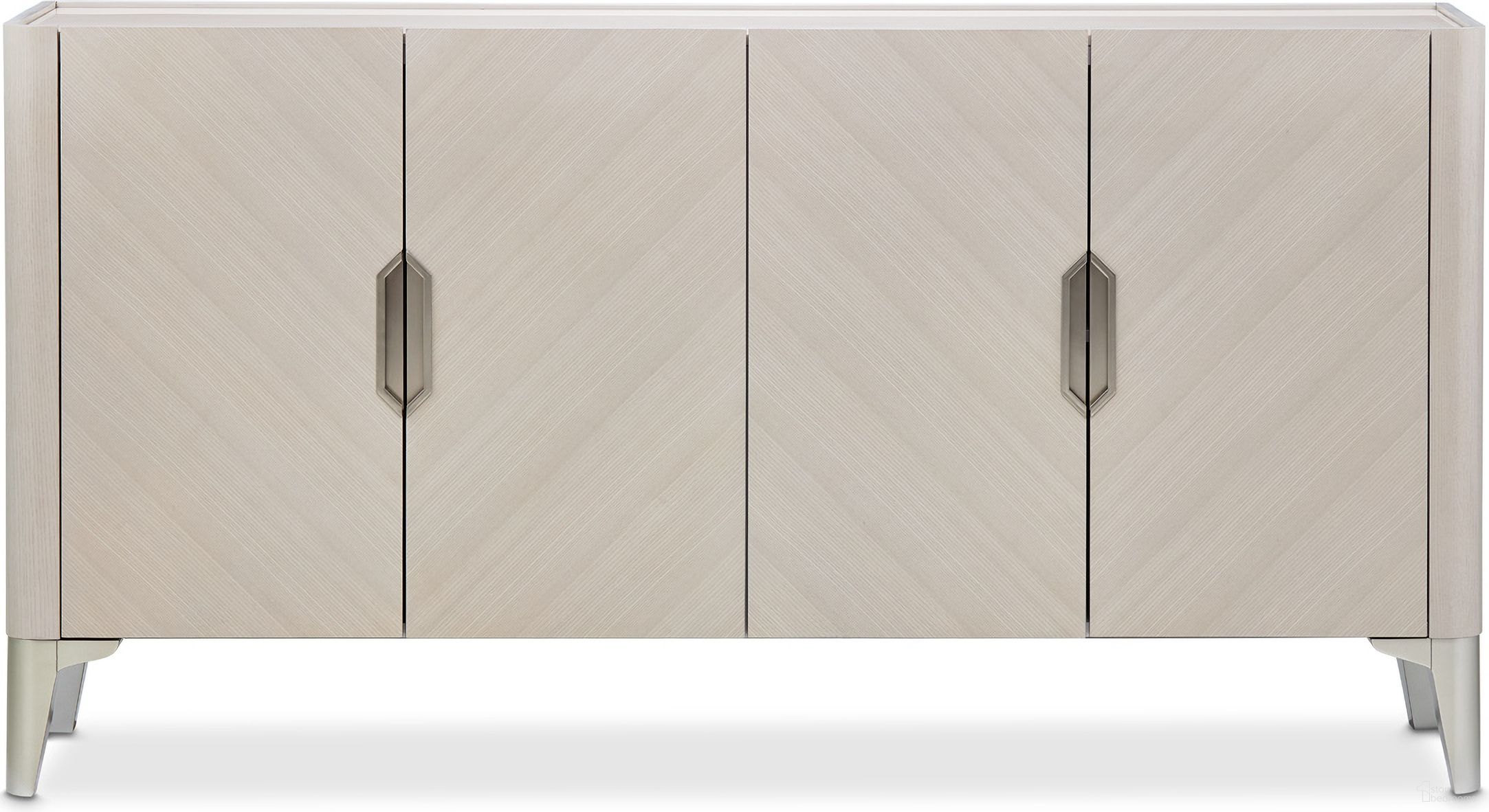 The appearance of Penthouse Sideboard In Ash Gray designed by Michael Amini in the modern / contemporary interior design. This ash gray piece of furniture was selected by 1StopBedrooms from Penthouse Collection to add a touch of cosiness and style into your home. Sku: NF9033007SA-130. Material: Poplar.