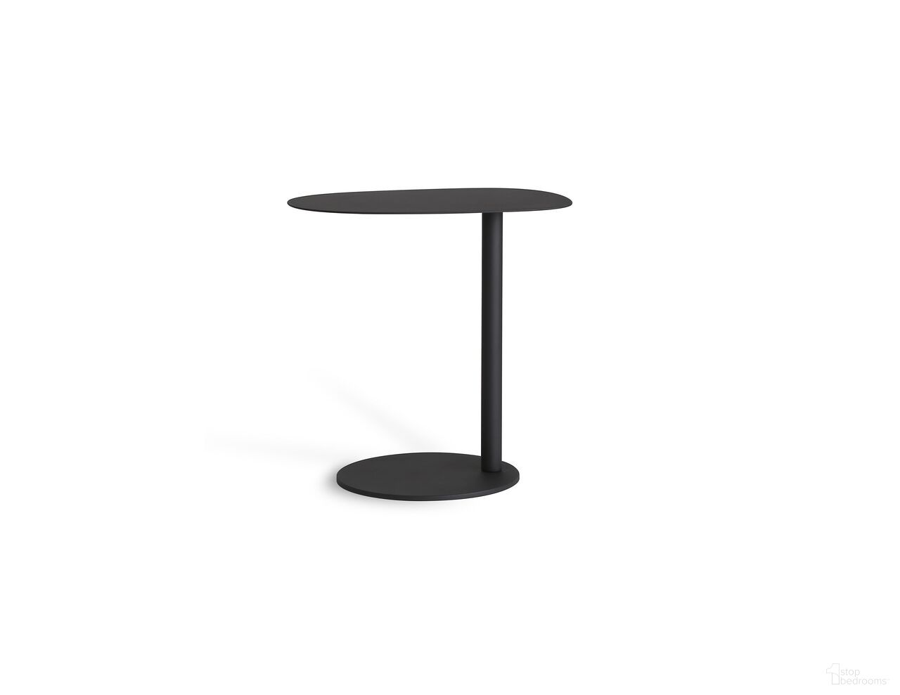 The appearance of Perch End Table In Matte Black designed by Mobital in the modern / contemporary interior design. This matte black piece of furniture  was selected by 1StopBedrooms from Perch Collection to add a touch of cosiness and style into your home. Sku: WEN-PERC-MBLA-. Material: Aluminum.