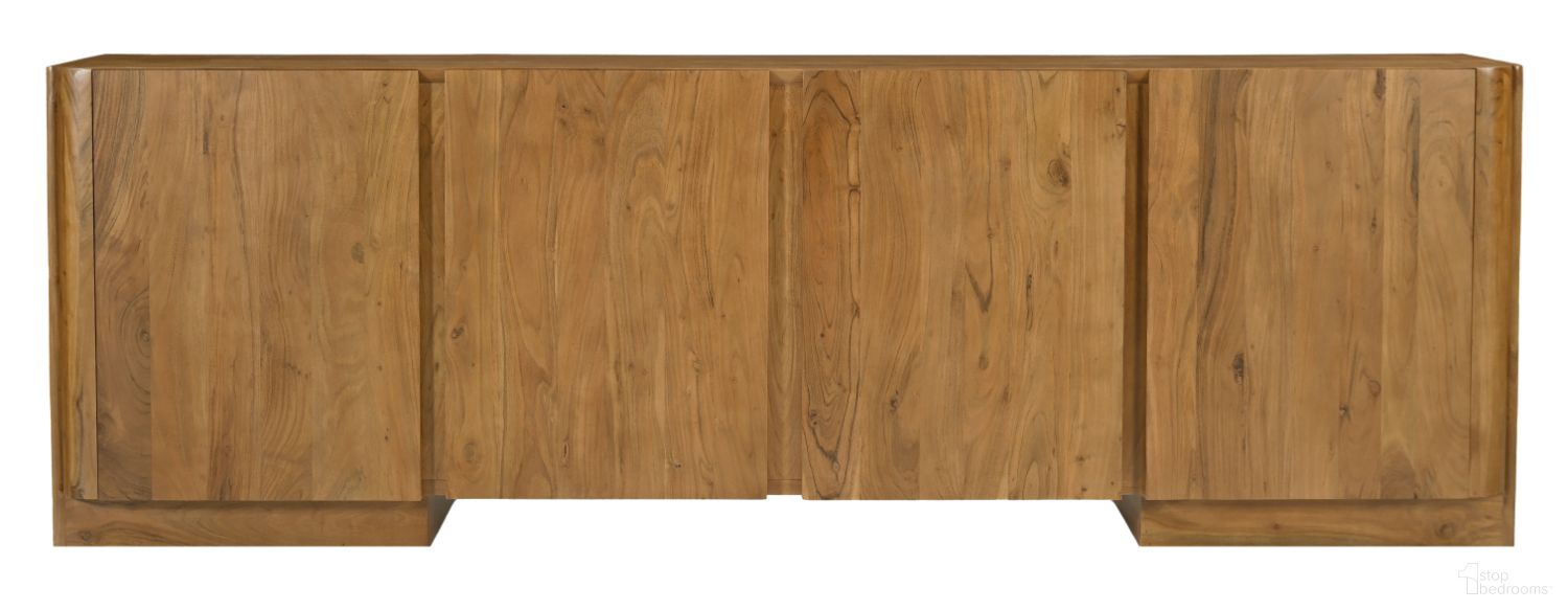 Percy 4-Door Sideboard In Acacia Tan