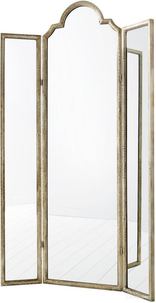 The appearance of Percy Mirror designed by Cyan Design in the modern / contemporary interior design. This silver piece of furniture was selected by 1StopBedrooms from to add a touch of cosiness and style into your home. Sku: 07940. Material: Iron.