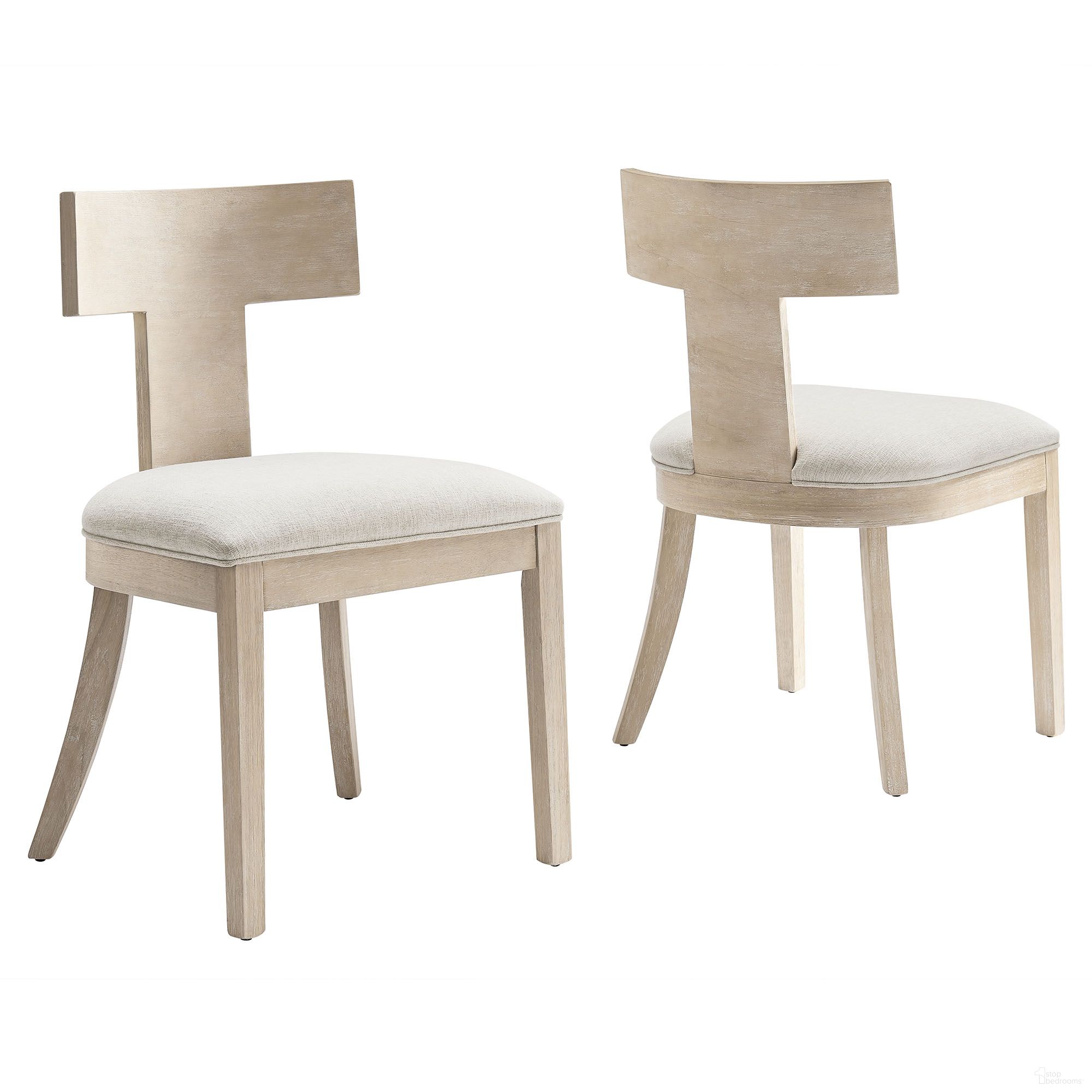 The appearance of Peregrine Wood and Fabric Upholstered Dining Chairs Set of 2 In Natural and Heathered Weave Ivory designed by Modway in the modern / contemporary interior design. This natural/heathered weave ivory piece of furniture was selected by 1StopBedrooms from Peregrine Collection to add a touch of cosiness and style into your home. Sku: EEI-6923-NAT-HEI. Material: Wood. Chair Type: Side Chair.