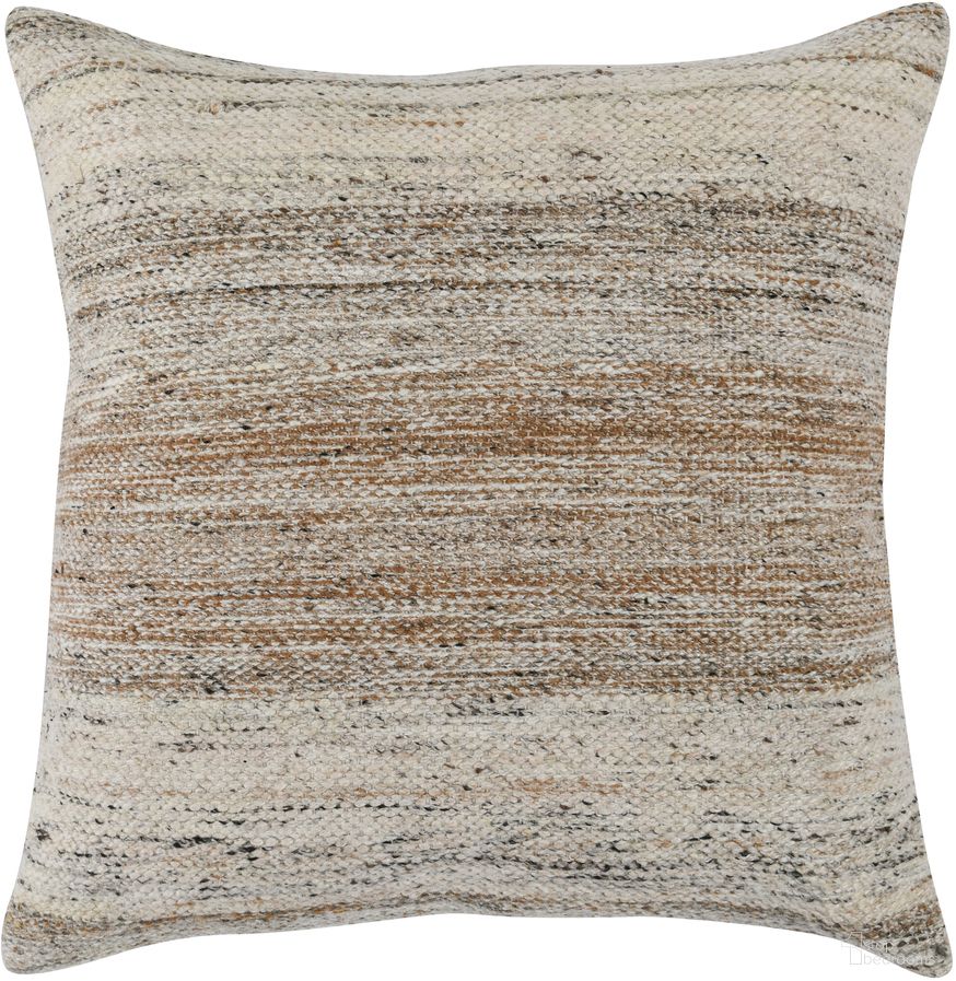 Performance Plateau 22x22 Pillow In Sand Multi