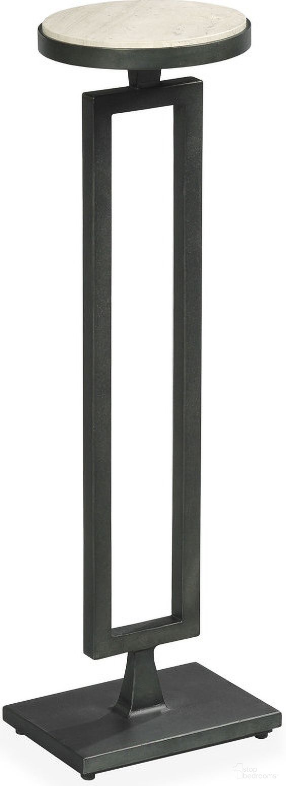 The appearance of Pericles Martini Table In Rustic Black designed by Century Furniture in the modern / contemporary interior design. This rustic black piece of furniture  was selected by 1StopBedrooms from Thomas O'Brien Collection to add a touch of cosiness and style into your home. Sku: AEA-665. Material: Stone.