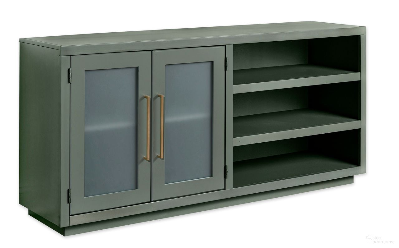 Perry 65 Inch Console with 2 Doors In Sage Green