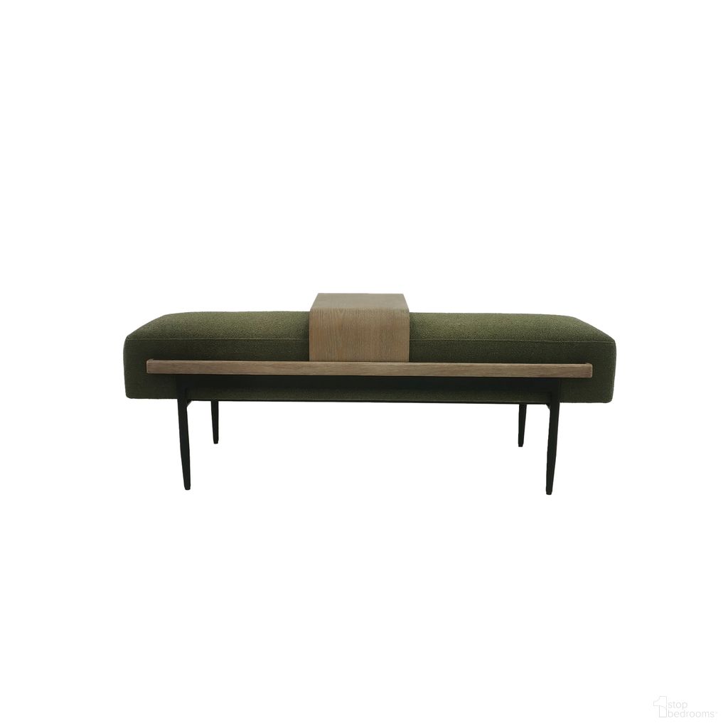 The appearance of Perry Cocktail Ottoman with Slide Tray In Green designed by Olliix in the modern / contemporary interior design. This green piece of furniture was selected by 1StopBedrooms from Perry Collection to add a touch of cosiness and style into your home. Sku: CH101-0075. Material: Wood.
