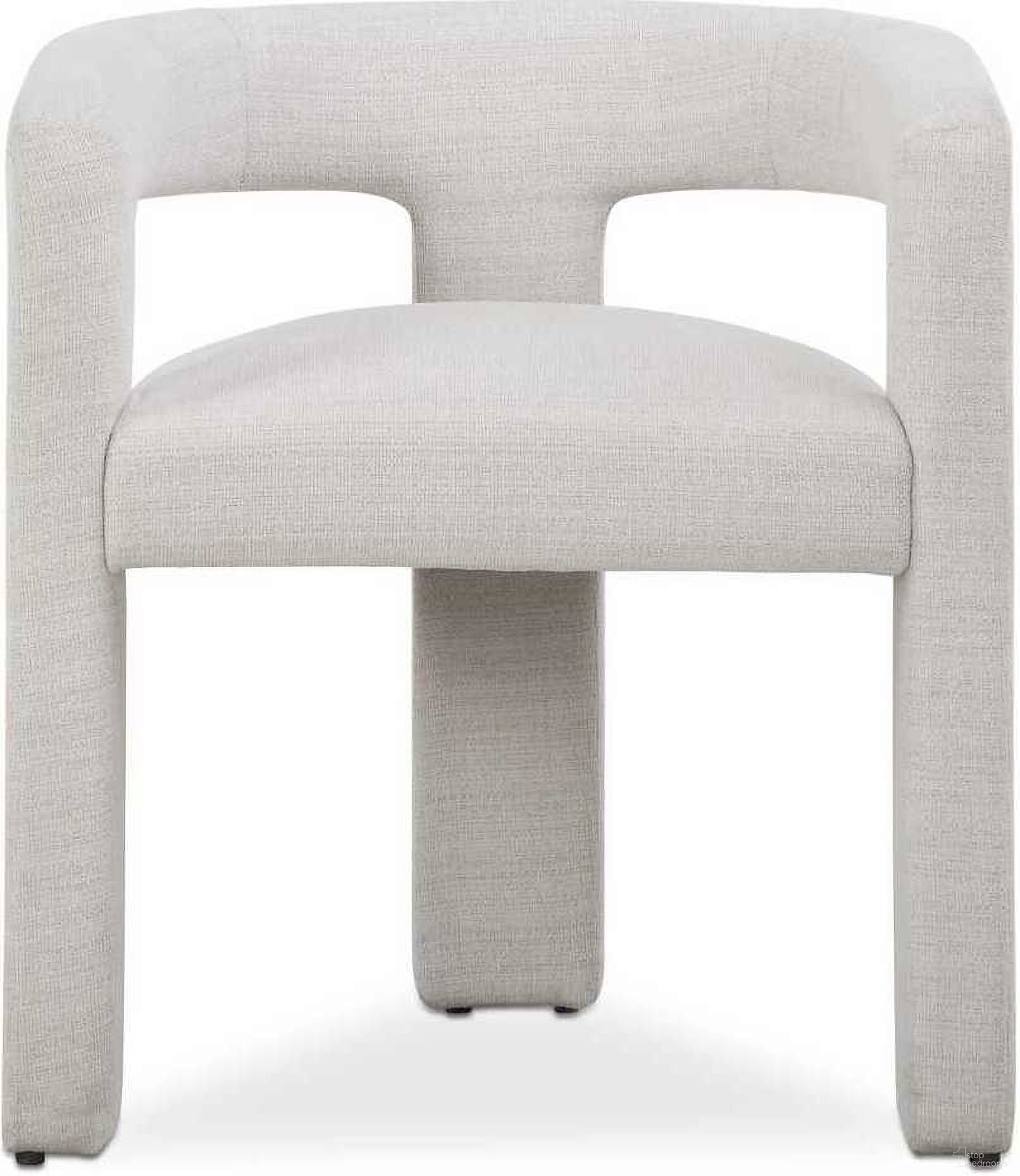 The appearance of Perspective Fabric Dining Chair In White designed by Uttermost in the coastal interior design. This white piece of furniture was selected by 1StopBedrooms from Perspective Collection to add a touch of cosiness and style into your home. Sku: 23846. Material: Plywood. Chair Type: Arm Chair.