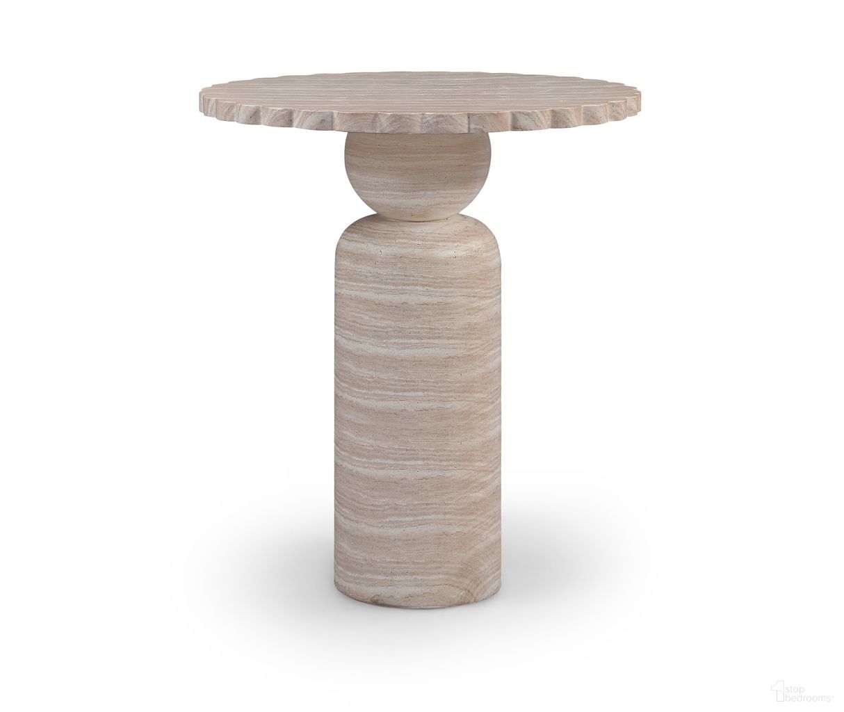 The appearance of Petalia Concrete Indoor and Outdoor Bar Table In Travertine designed by Meridian in the modern / contemporary interior design. This travertine piece of furniture  was selected by 1StopBedrooms from Petalia Collection to add a touch of cosiness and style into your home. Sku: 77035Travertine-T Box 1/2 (Top);77035Travertine-T Box 2/2 (Base). Material: Concrete.