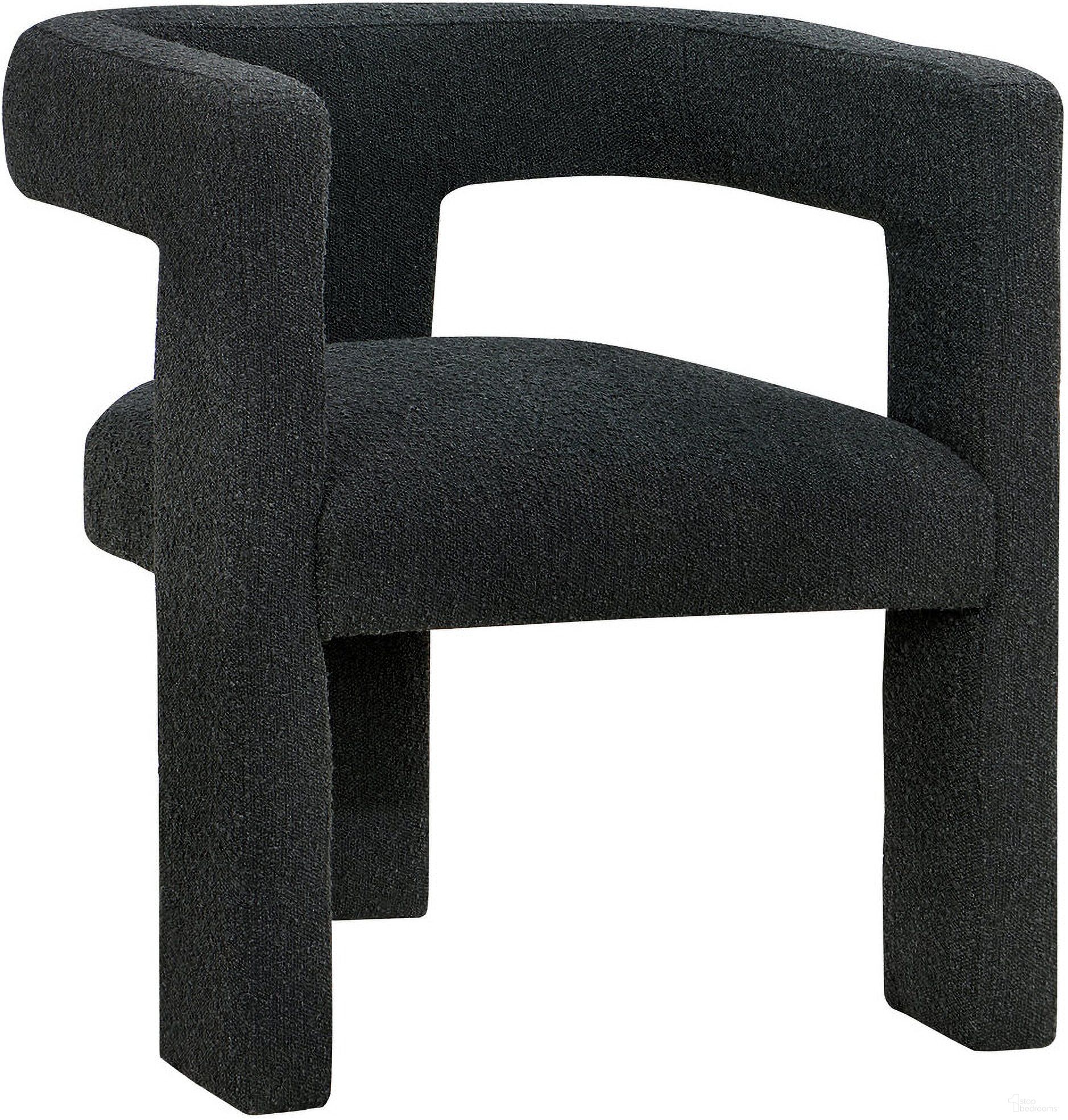 The appearance of Petra Boucle Upholstered Accent Side Chair Black designed by Coaster in the modern / contemporary interior design. This black piece of furniture was selected by 1StopBedrooms from Petra Collection to add a touch of cosiness and style into your home. Sku: 902882. Material: Boucle.