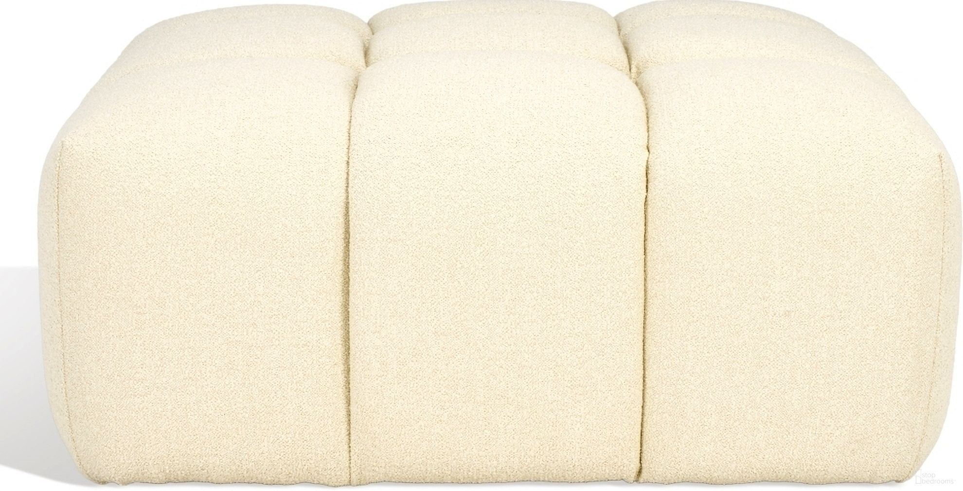 The appearance of Petryna Boucle Tufted Ottoman In Creme designed by Safavieh Couture in the modern / contemporary interior design. This creme piece of furniture was selected by 1StopBedrooms from Petryna Collection to add a touch of cosiness and style into your home. Sku: SFV4823B. Material: Wood.