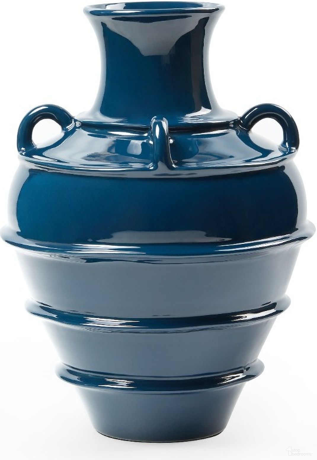 Phaedra Vase In Midnight Blue
