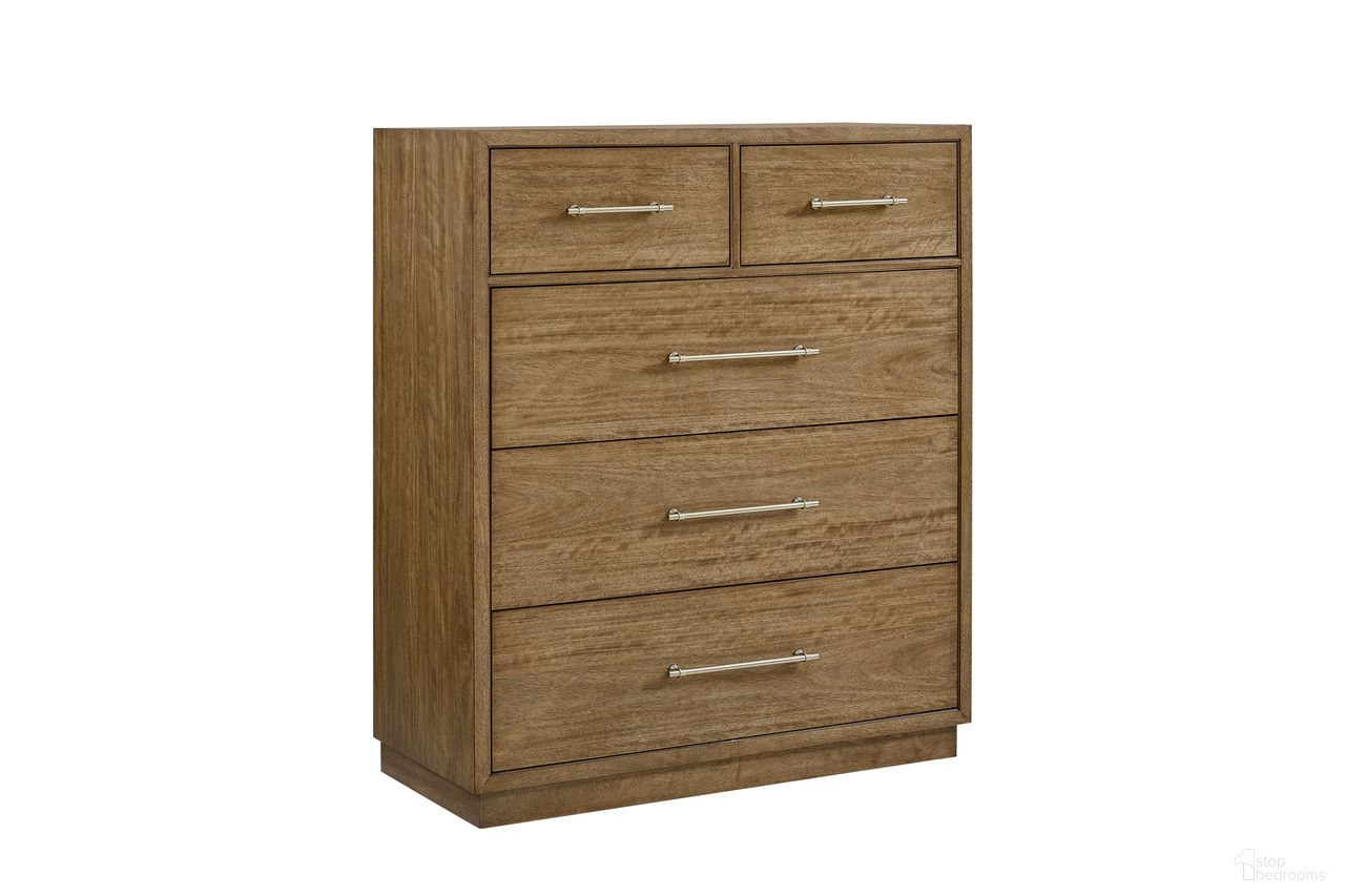 The appearance of Phase 3 Drawer Chest in Chai Tea designed by FD Home in the traditional interior design. This chai tea piece of furniture was selected by 1StopBedrooms from Phase 3 Collection to add a touch of cosiness and style into your home. Sku: 7329-11. Material: Poplar Solid.