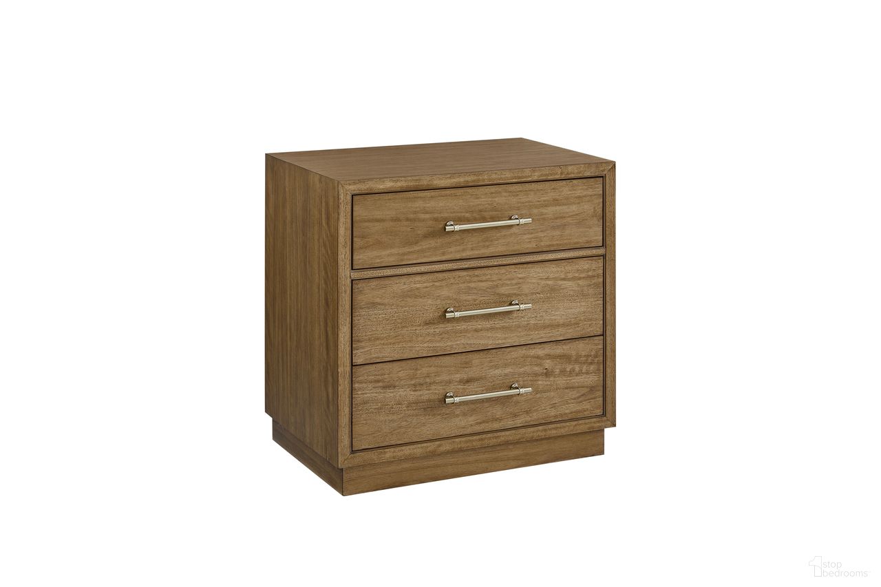 The appearance of Phase 3 Nightstand in Chai Tea designed by FD Home in the traditional interior design. This chai tea piece of furniture was selected by 1StopBedrooms from Phase 3 Collection to add a touch of cosiness and style into your home. Sku: 7329-02. Material: Poplar Solid.
