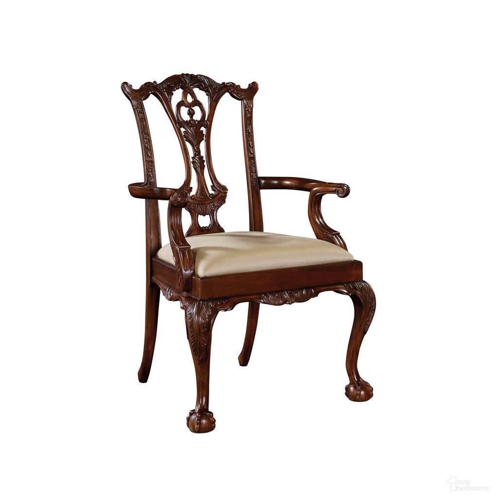 The appearance of Philadelphia Arm Chair In Neutral and Brown designed by Maitland-Smith in the modern / contemporary interior design. This neutral and brown piece of furniture was selected by 1StopBedrooms from Maitland Smith Collection to add a touch of cosiness and style into your home. Sku: 8120-41. Material: Mahogany. Chair Type: Arm Chair.