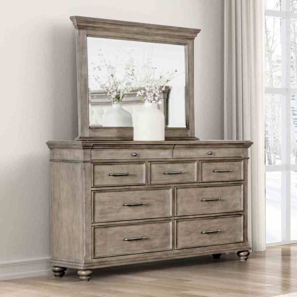 Philomath Dresser In Aged Oak