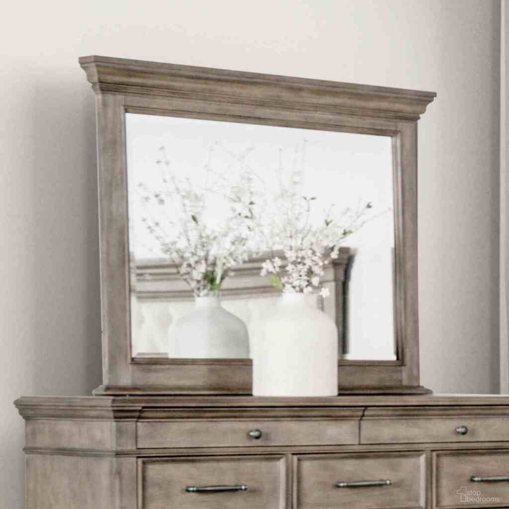 Philomath Mirror In Aged Oak