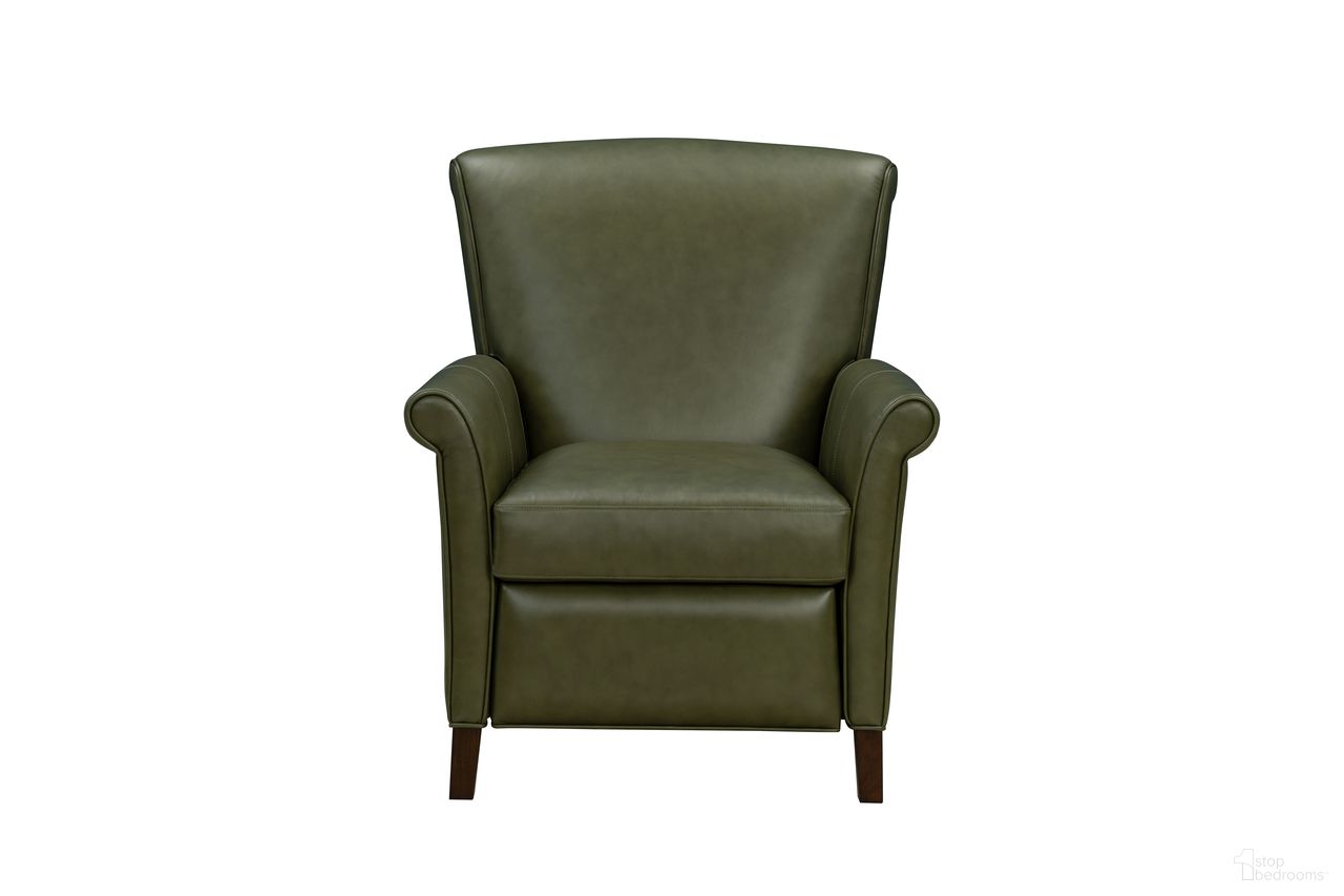 The appearance of Phoebe Push Thru The Arms Recliner In Sage designed by BarcaLounger in the traditional interior design. This sage piece of furniture  was selected by 1StopBedrooms from Phoebe Collection to add a touch of cosiness and style into your home. Sku: 71541571825. Material: Leather.