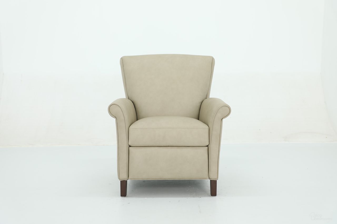 The appearance of Phoebe Push Thru The Arms Recliner In Stone designed by BarcaLounger in the traditional interior design. This stone piece of furniture was selected by 1StopBedrooms from Phoebe Collection to add a touch of cosiness and style into your home. Sku: 71541530981. Material: Leather.