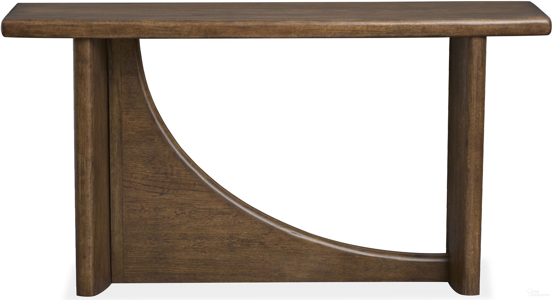 Phoebe Rectangular Sofa Table In Sienna Brown