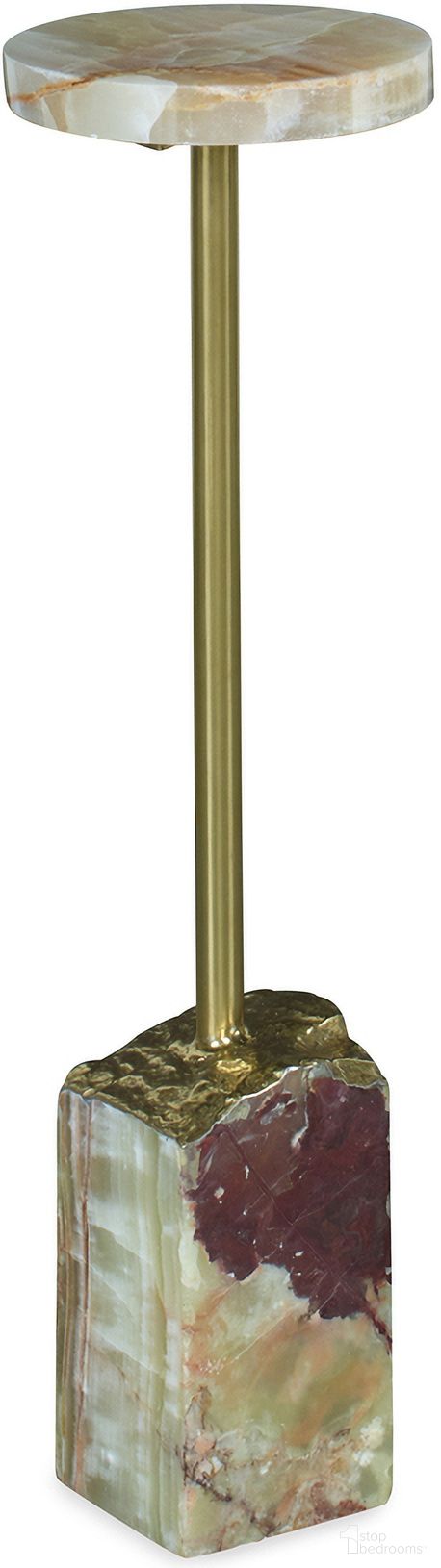 The appearance of Phoebe Spot Table In Brass designed by Century Furniture in the transitional interior design. This brass piece of furniture was selected by 1StopBedrooms from Grand Tour Furniture Collection to add a touch of cosiness and style into your home. Sku: SF6182. Material: Stone.
