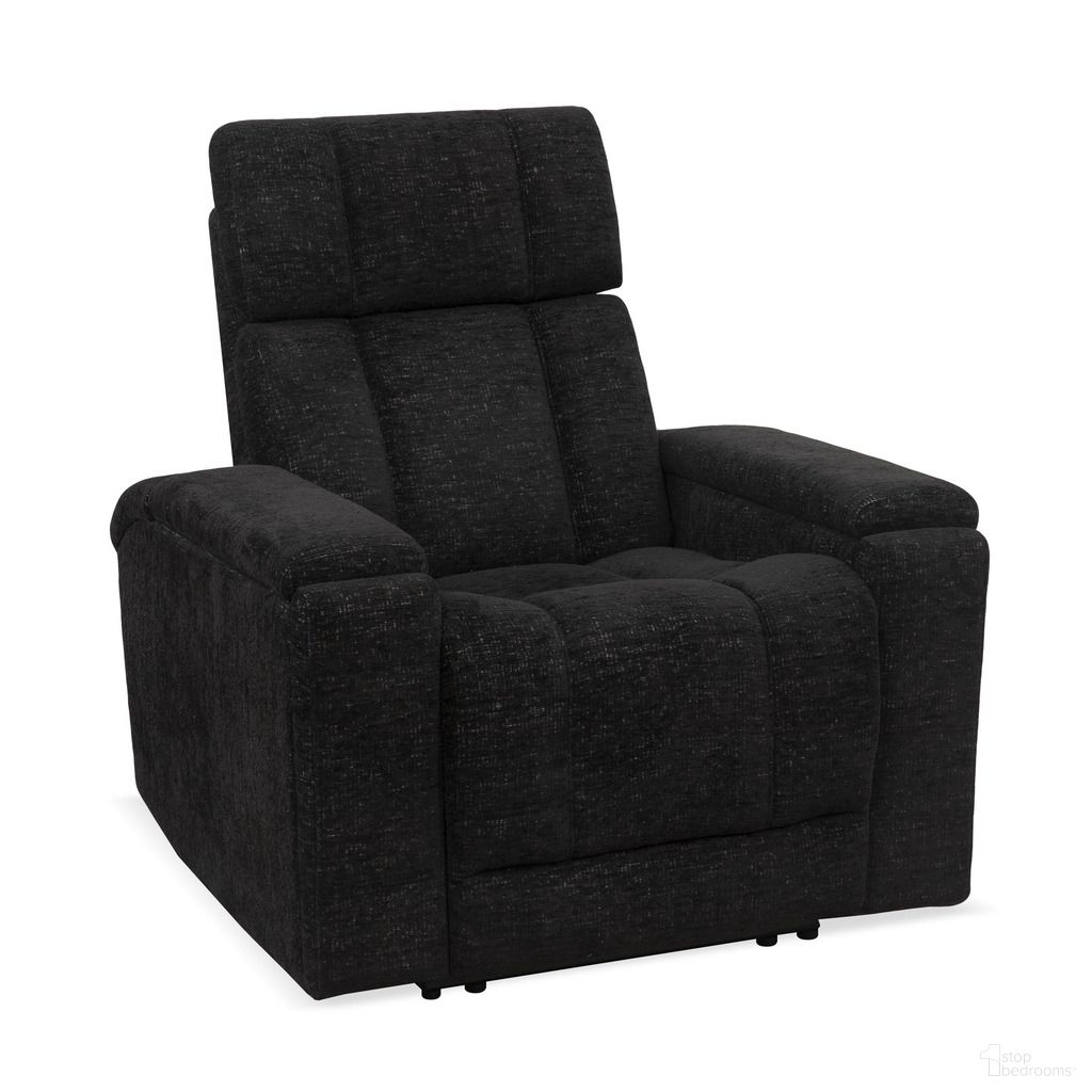 The appearance of Phoenix Zero Gravity Power Recliner with Immersive Audio with Headrest and Foodrest In Cabot Ebony designed by Parker House in the transitional interior design. This cabot ebony piece of furniture was selected by 1StopBedrooms from Phoenix Collection to add a touch of cosiness and style into your home. Sku: MPHX-812P3ZIA-CAEB. Material: Polyester.