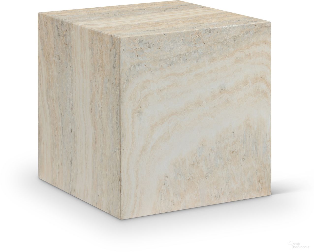 The appearance of Piazza Concrete End Table In Travertine designed by Meridian in the modern / contemporary interior design. This travertine piece of furniture was selected by 1StopBedrooms from Piazza Collection to add a touch of cosiness and style into your home. Sku: 99029Travertine-ET. Material: Concrete.