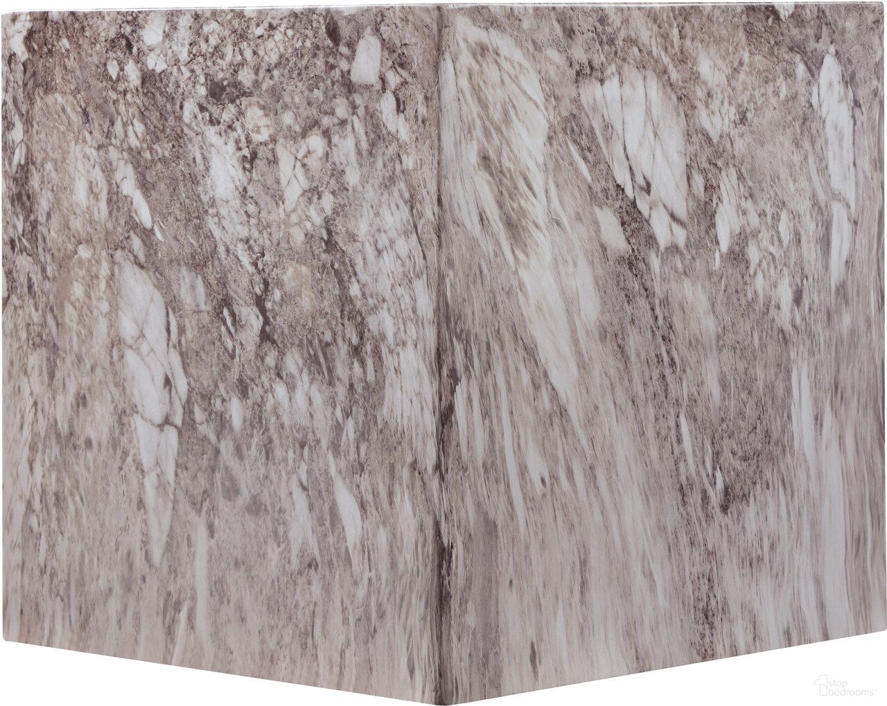 The appearance of Piazza Marble Finish Concrete End Table In Brown designed by Meridian in the modern / contemporary interior design. This brown piece of furniture  was selected by 1StopBedrooms from Piazza Collection to add a touch of cosiness and style into your home. Sku: 99029Brown-ET. Material: Concrete.