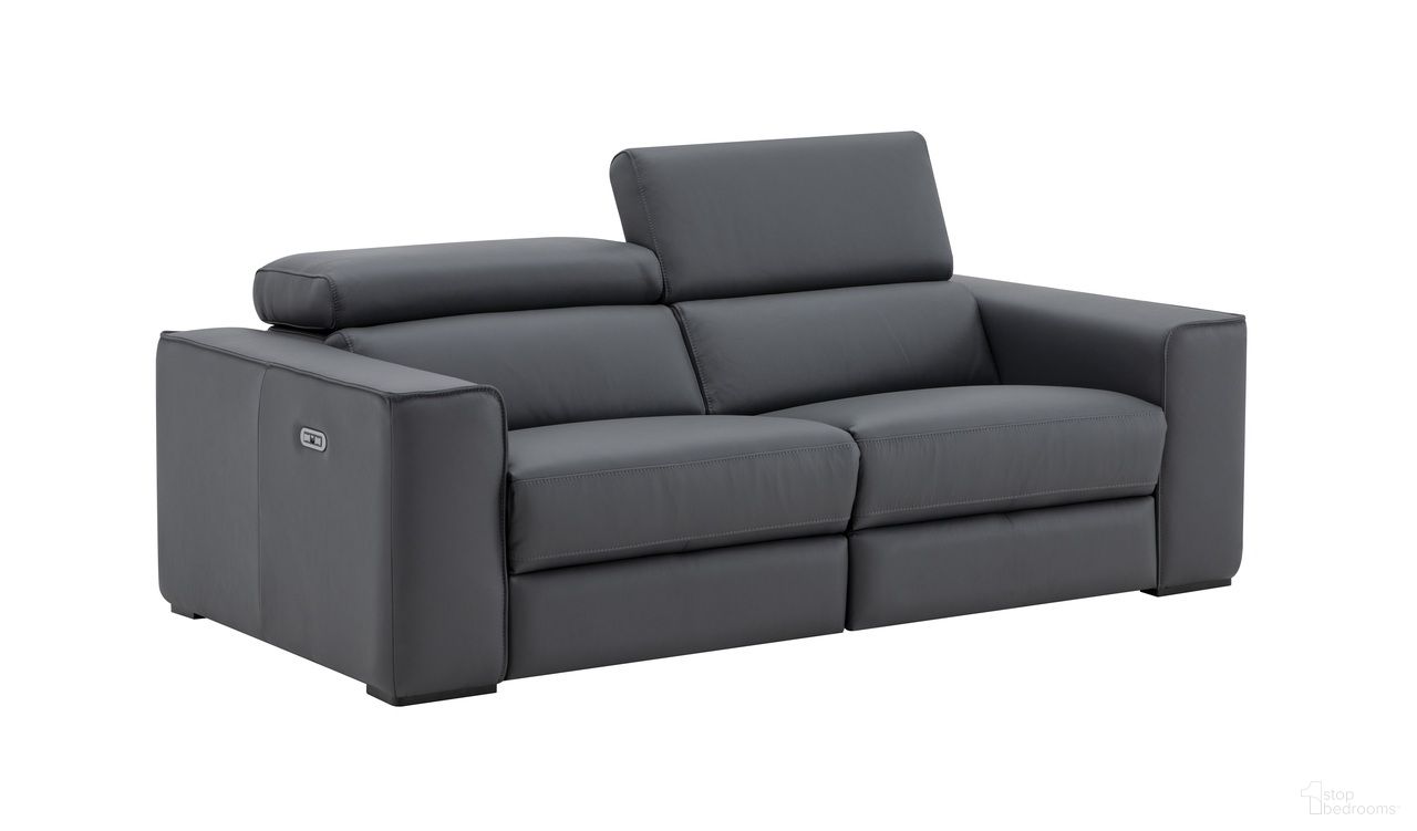 The appearance of Picasso Loveseat In Blue Grey designed by J&M in the modern / contemporary interior design. This blue grey piece of furniture was selected by 1StopBedrooms from Picasso Collection to add a touch of cosiness and style into your home. Sku: 19333-L. Material: Top Grain Leather.