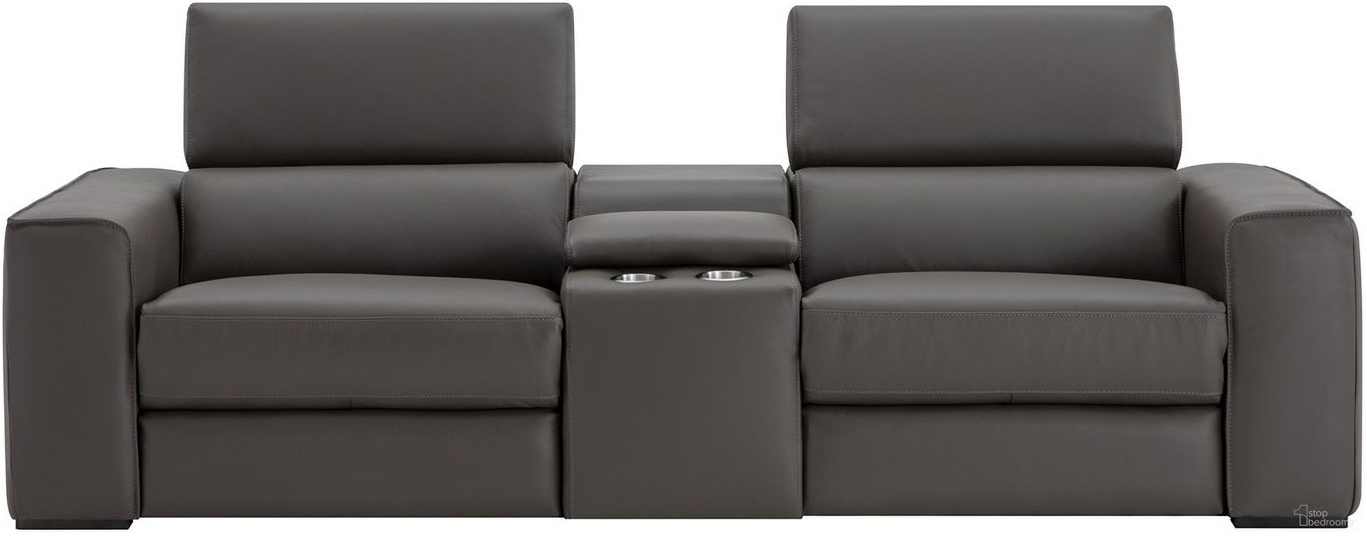 The appearance of Picasso Loveseat with Console In Dark Grey designed by J&M in the modern / contemporary interior design. This dark grey piece of furniture was selected by 1StopBedrooms from Picasso Collection to add a touch of cosiness and style into your home. Sku: 19222-L-C.