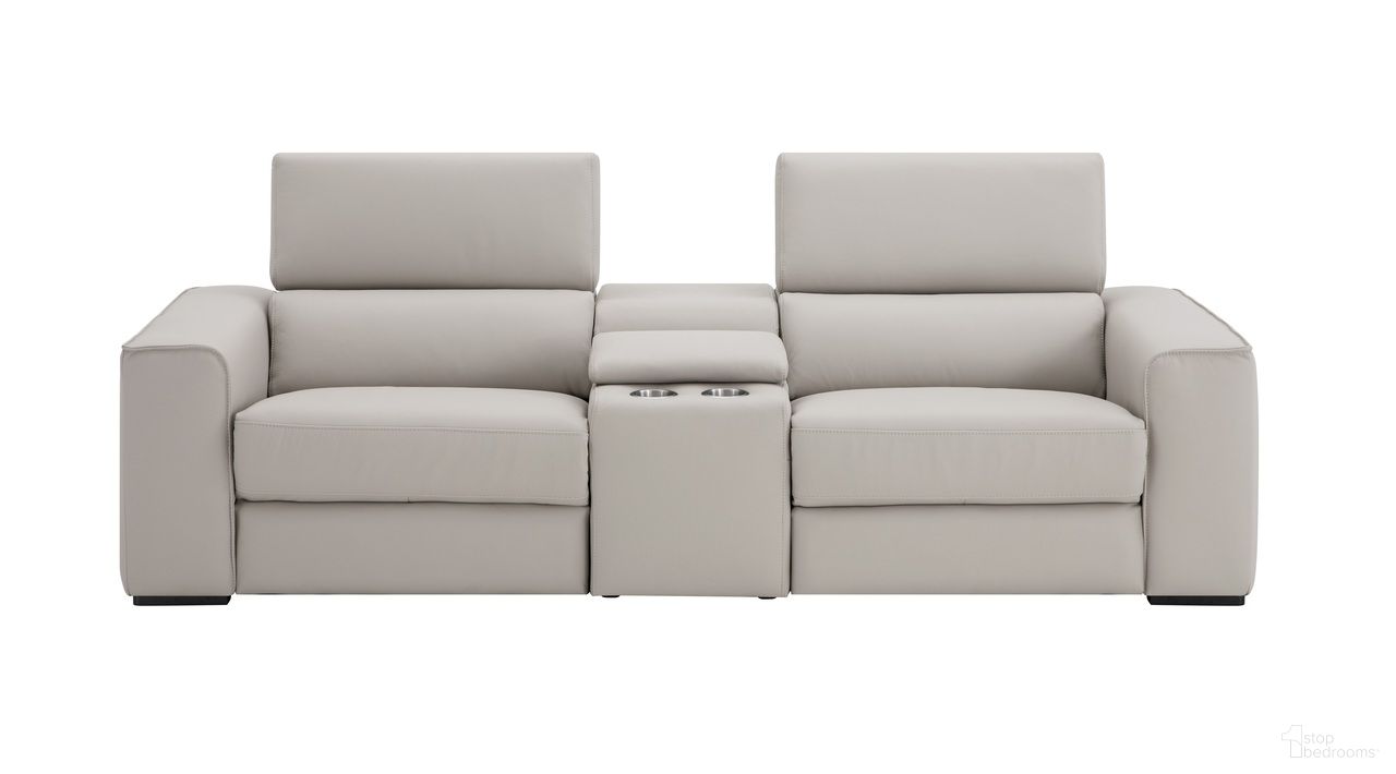 The appearance of Picasso Loveseat with Console In Silver Grey designed by J&M in the modern / contemporary interior design. This silver grey piece of furniture was selected by 1StopBedrooms from Picasso Collection to add a touch of cosiness and style into your home. Sku: 19111-L-C.