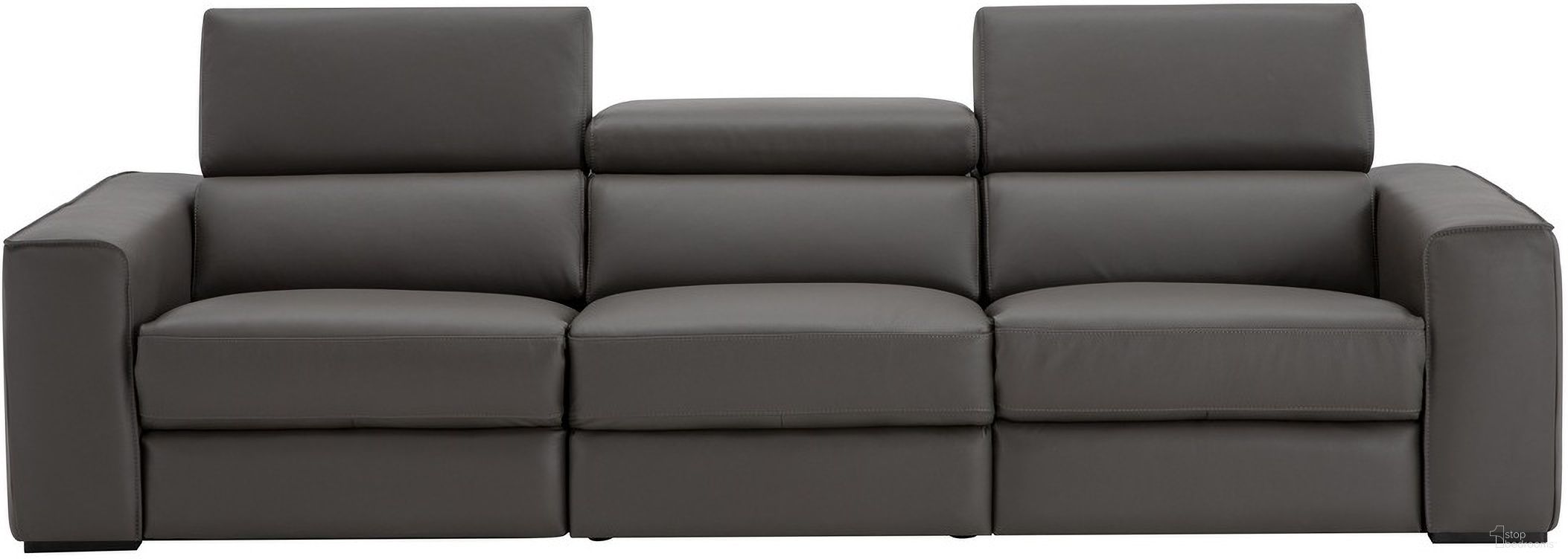 The appearance of Picasso Sofa In Dark Grey designed by J&M in the modern / contemporary interior design. This dark grey piece of furniture was selected by 1StopBedrooms from Picasso Collection to add a touch of cosiness and style into your home. Sku: 19222-S. Material: Top Grain Leather.