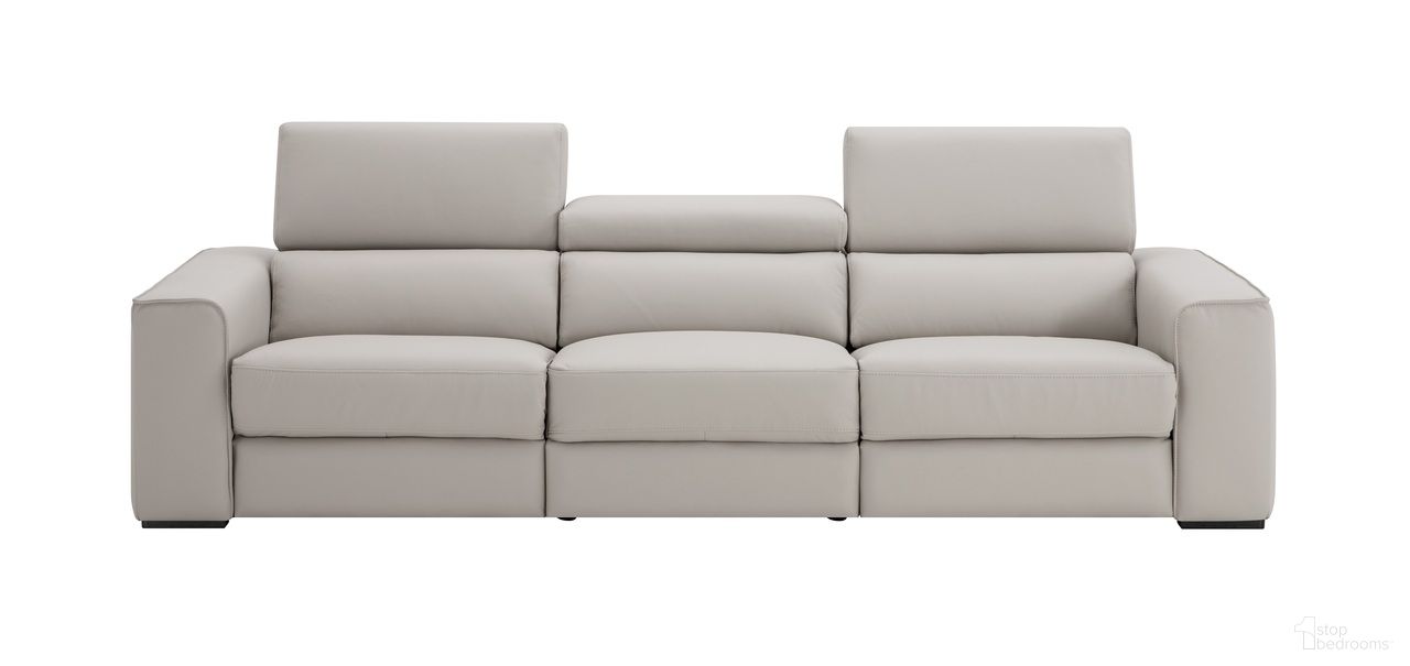 The appearance of Picasso Sofa In Silver Grey designed by J&M in the modern / contemporary interior design. This silver grey piece of furniture was selected by 1StopBedrooms from Picasso Collection to add a touch of cosiness and style into your home. Sku: 19111-S. Material: Top Grain Leather.