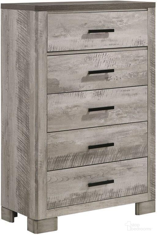 The appearance of Picket House Furnishings Adam 5-Drawer Chest designed by Picket House in the transitional interior design. This gray piece of furniture was selected by 1StopBedrooms from Adam Collection to add a touch of cosiness and style into your home. Sku: MC300CH. Material: Rubberwood.