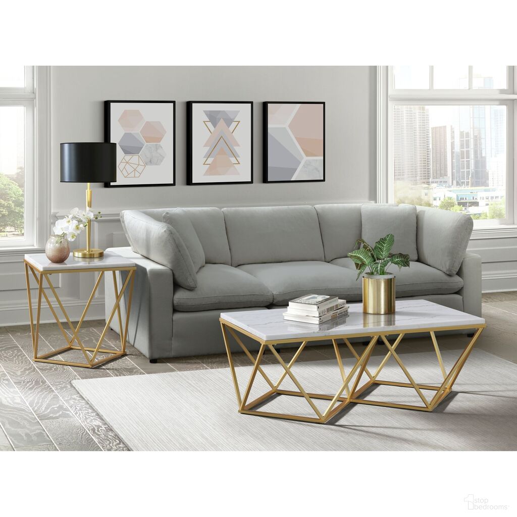 Picket House Furnishings Conner Occasional Table Set In Gold