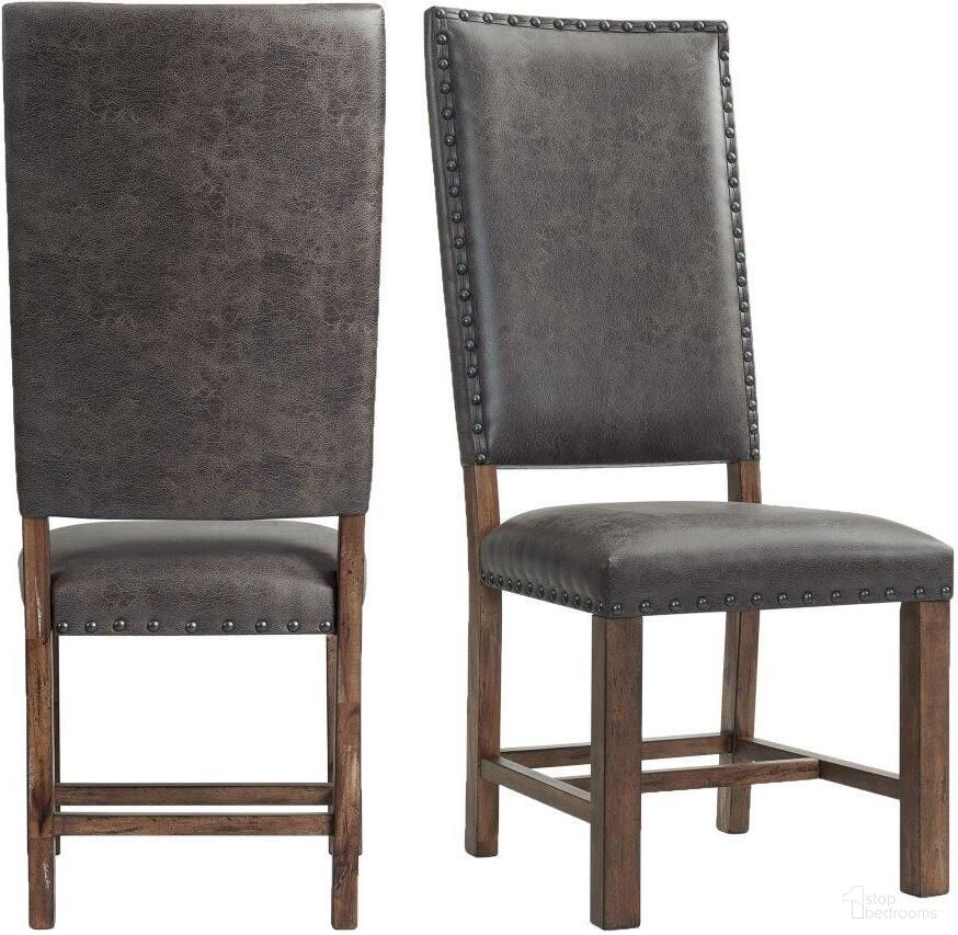 The appearance of Picket House Furnishings Hayward Tall Back Side Chair Set 2 designed by Picket House in the rustic / southwestern interior design. This walnut piece of furniture  was selected by 1StopBedrooms from Hayward Collection to add a touch of cosiness and style into your home. Sku: DGC500SLSC. Material: Rubberwood. Chair Type: Side Chair.